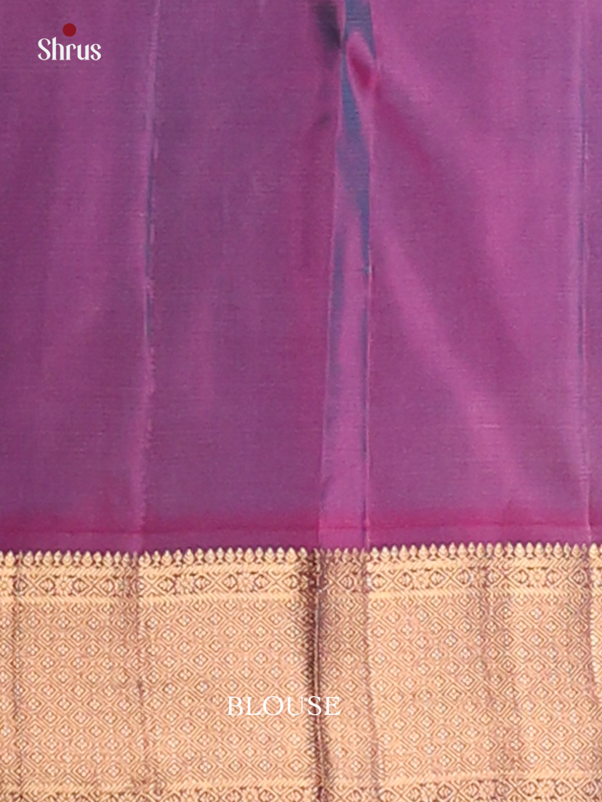 Blue & Vadamalli Kanchipuram silk Saree with zari kaddi border