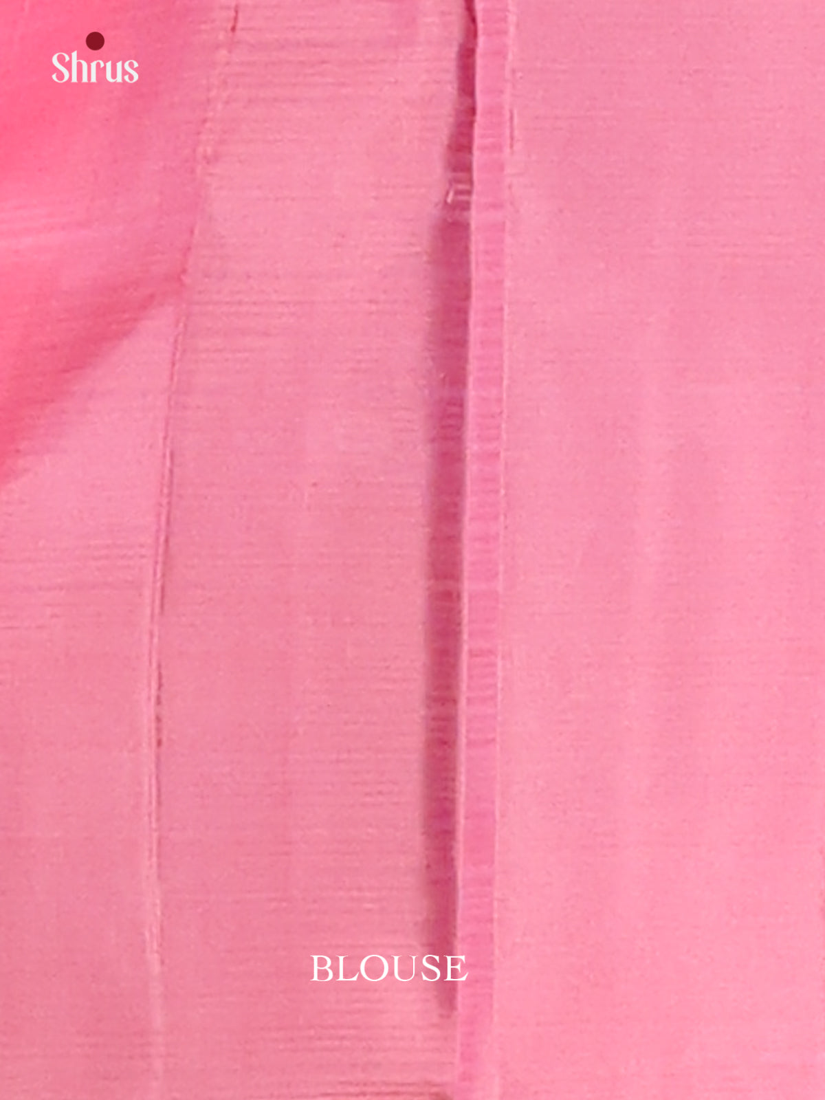Parrot Green & Pink Kanchipuram silk Saree with zari striped pallu - Shop on Shrus.com