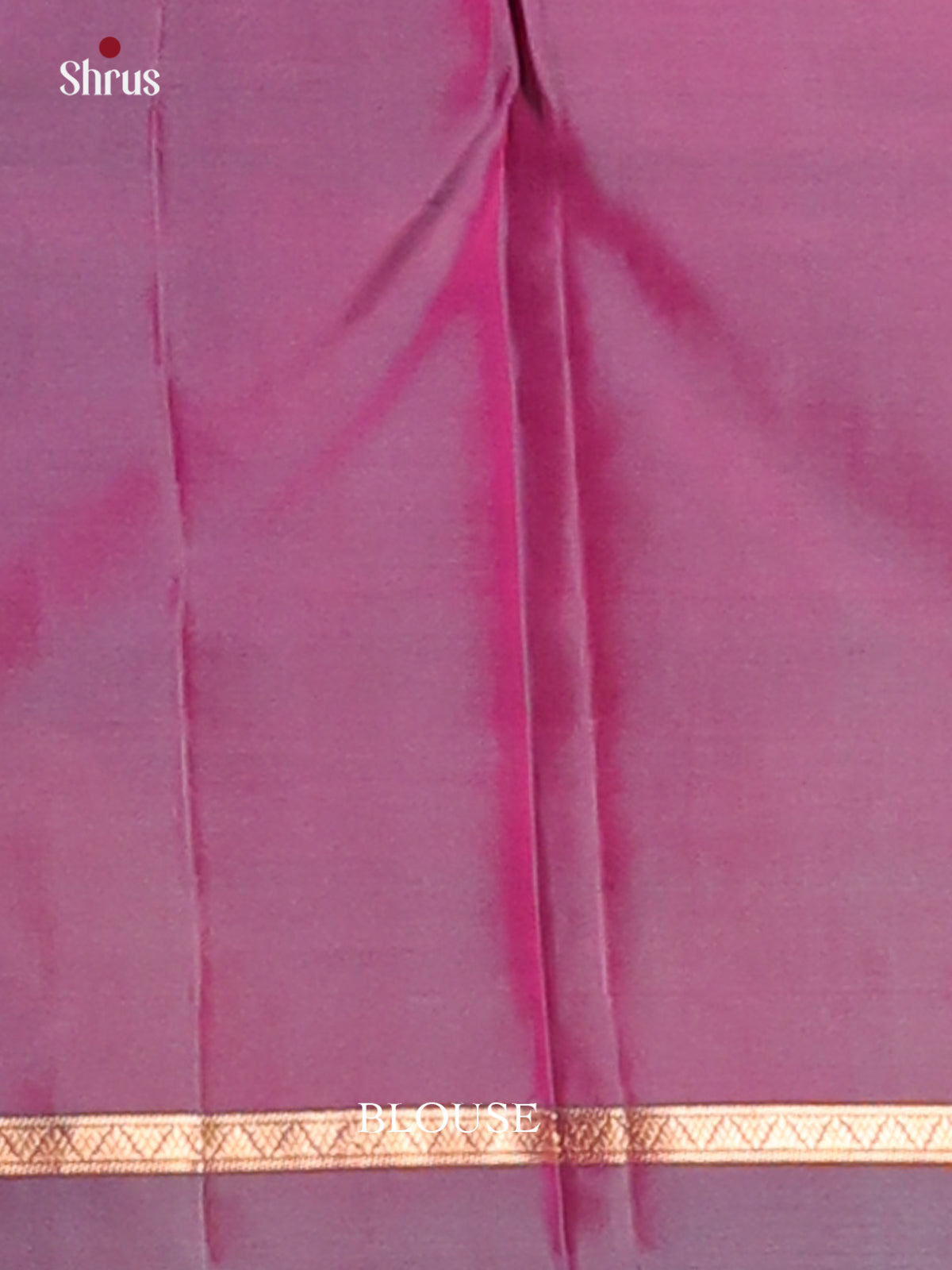 Majestic Pink Kanchipuram silk Saree with vaira oosi stripes & buttas - Shop on Shrus.com