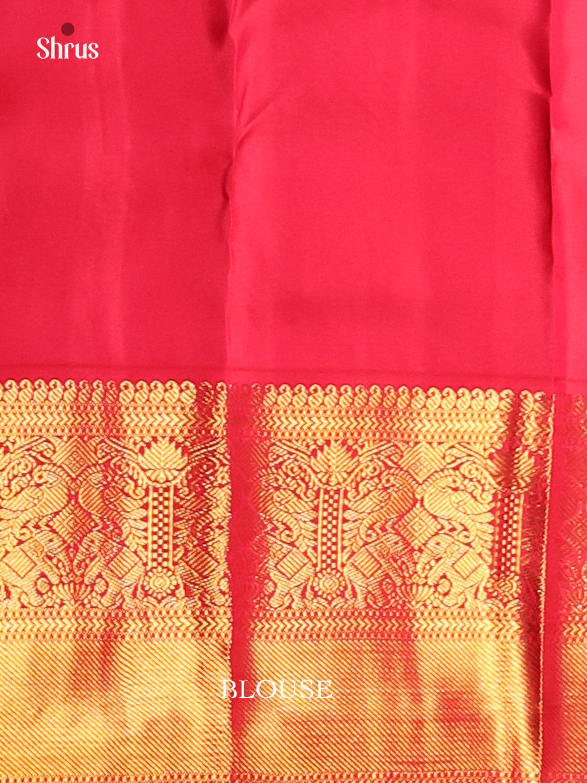 Glorious Yellow Kanchipuram silk Saree with rich traditional Red zari border-2