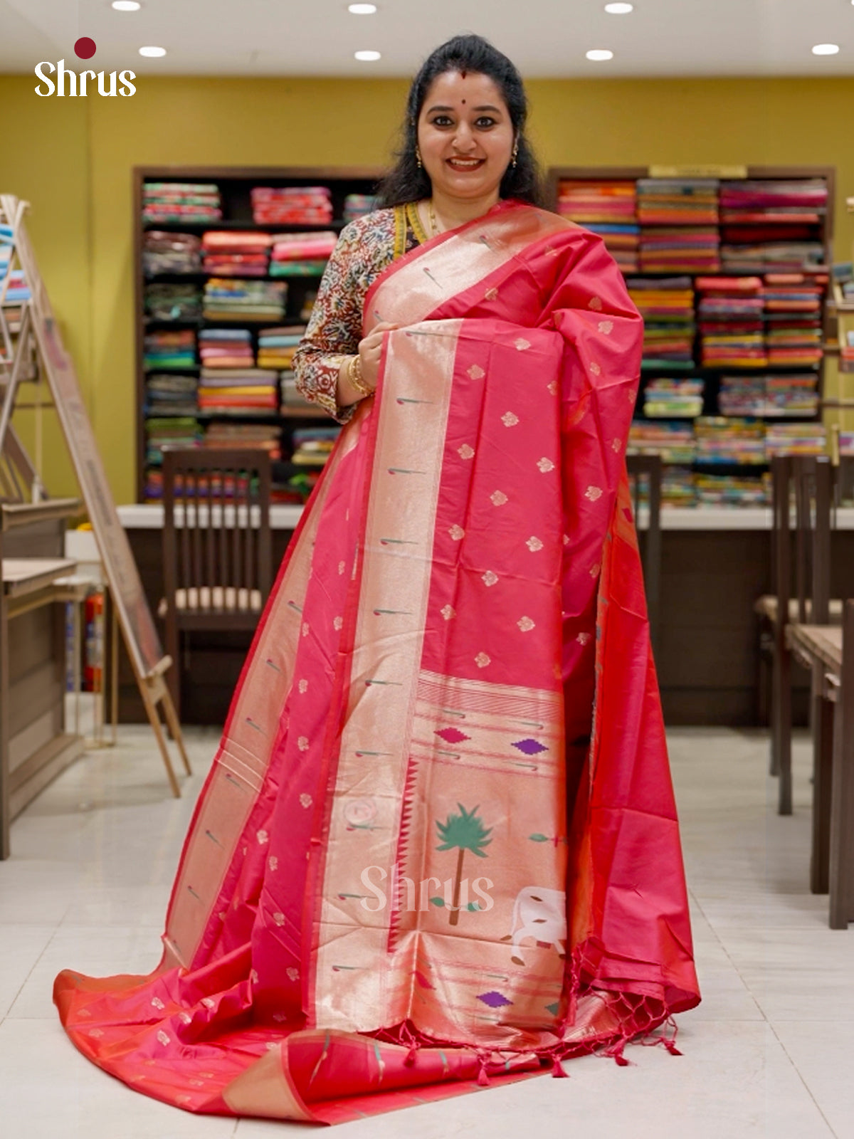 Semi Paithani Saree - DFS10229