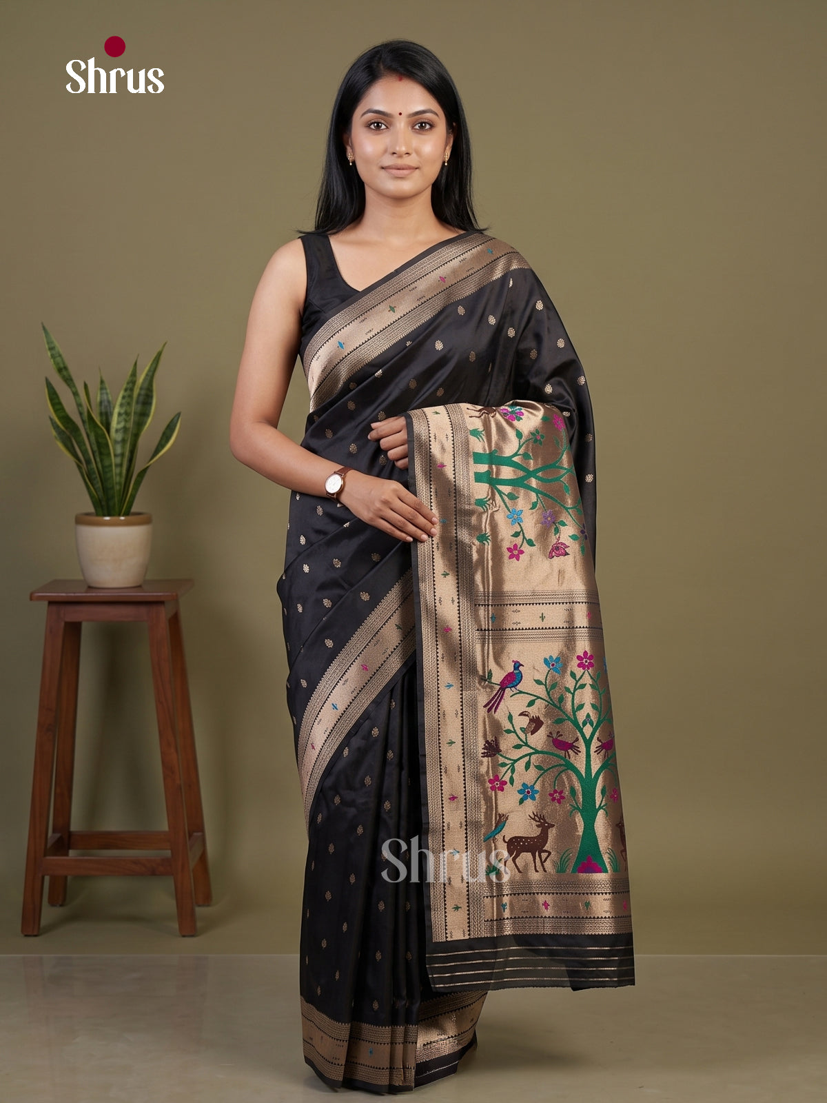 DFS10250 - Semi Paithani - Shop on Shrus.com