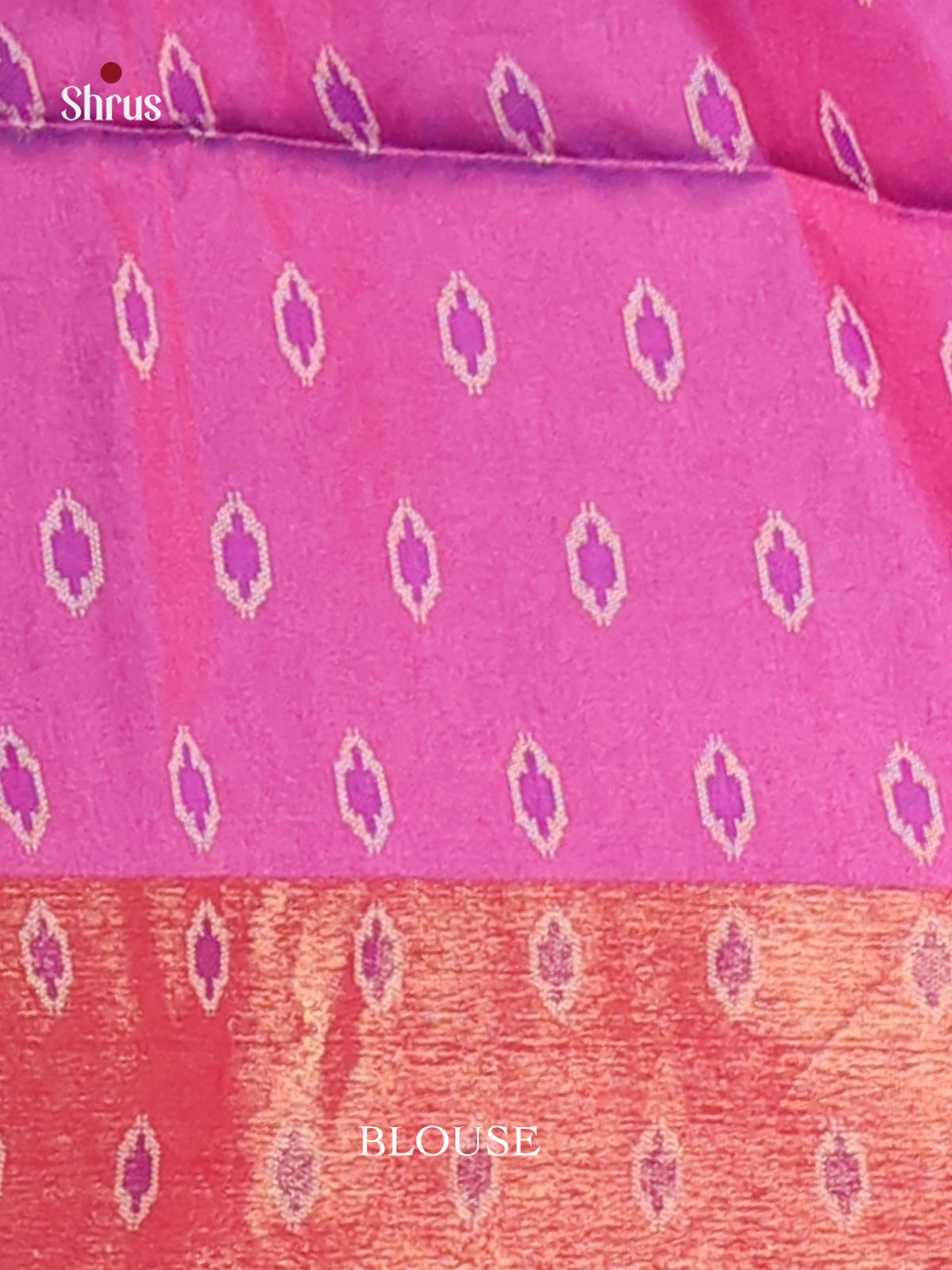 Violet & Pink - Champa semitussar Saree - Shop on Shrus.com