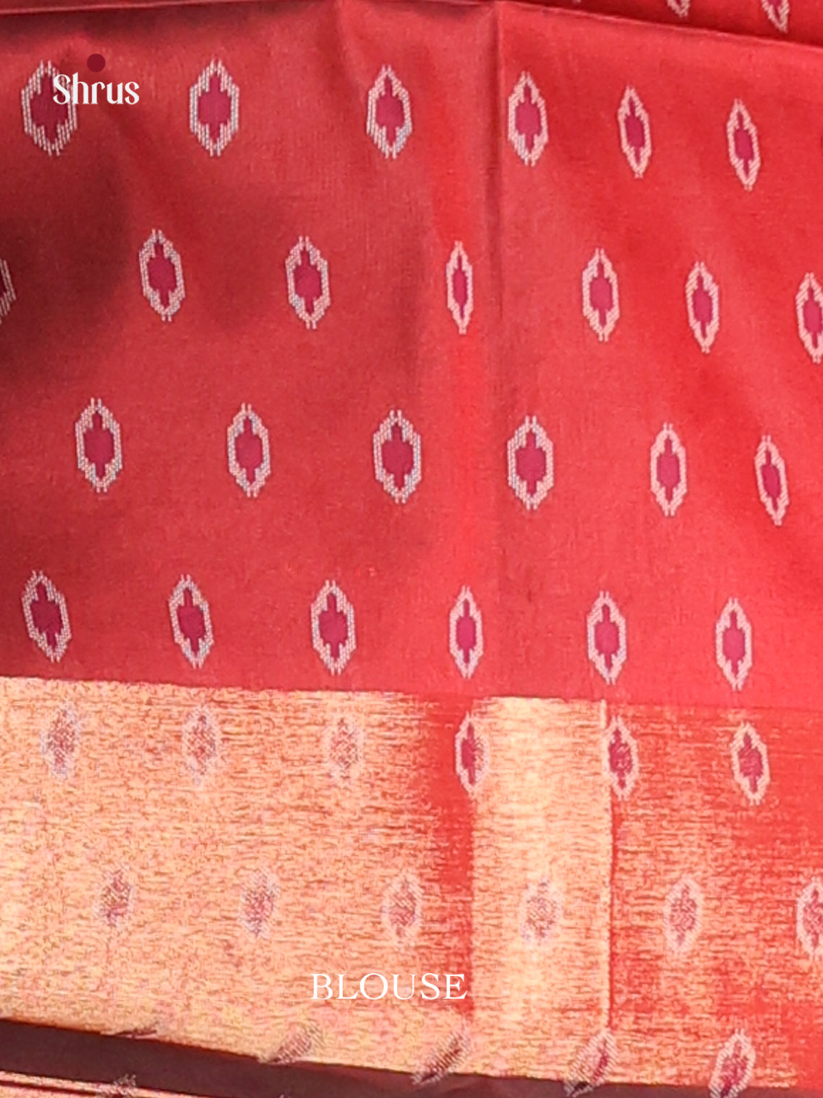 Jamun & Red- Champa semitussar Saree