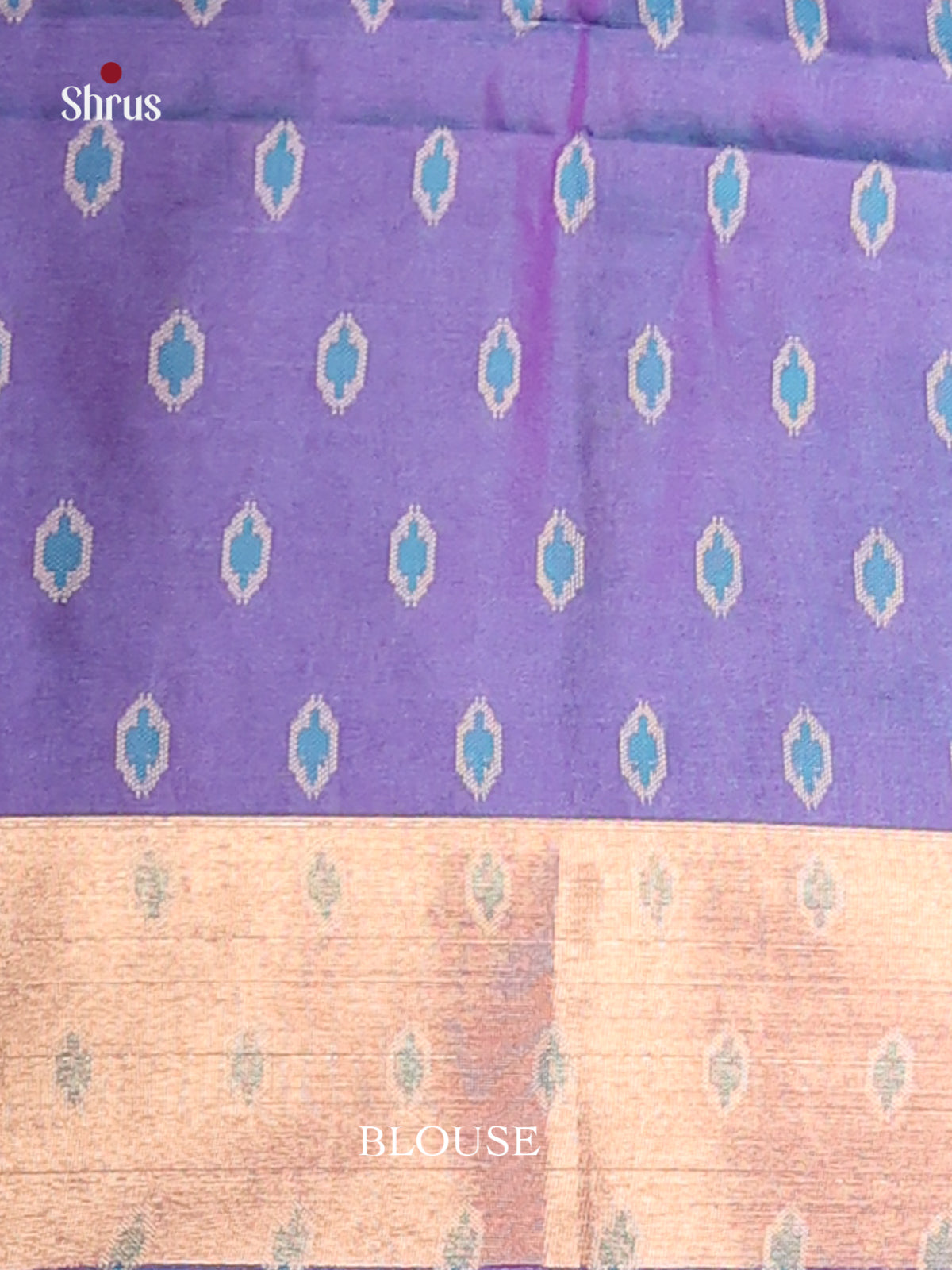 Blue & Purple- Champa semitussar Saree