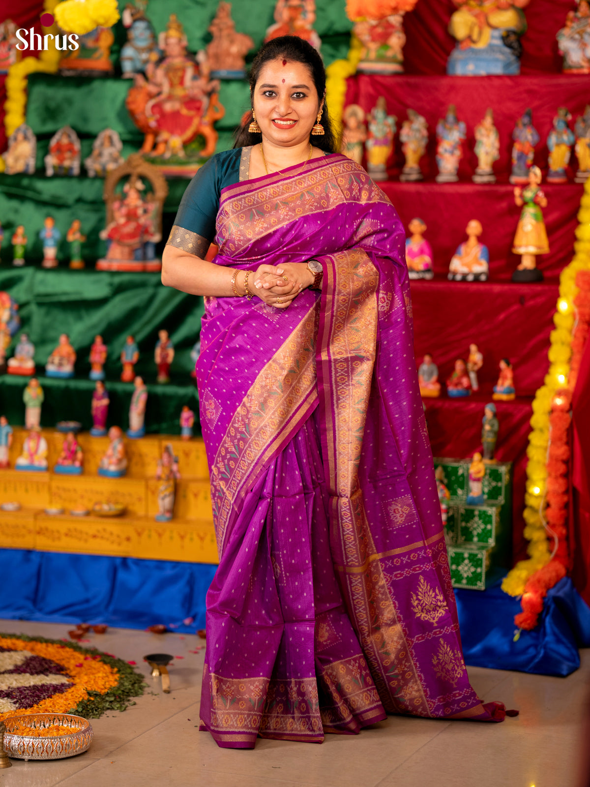 DFS11033-Champa semitussar Saree