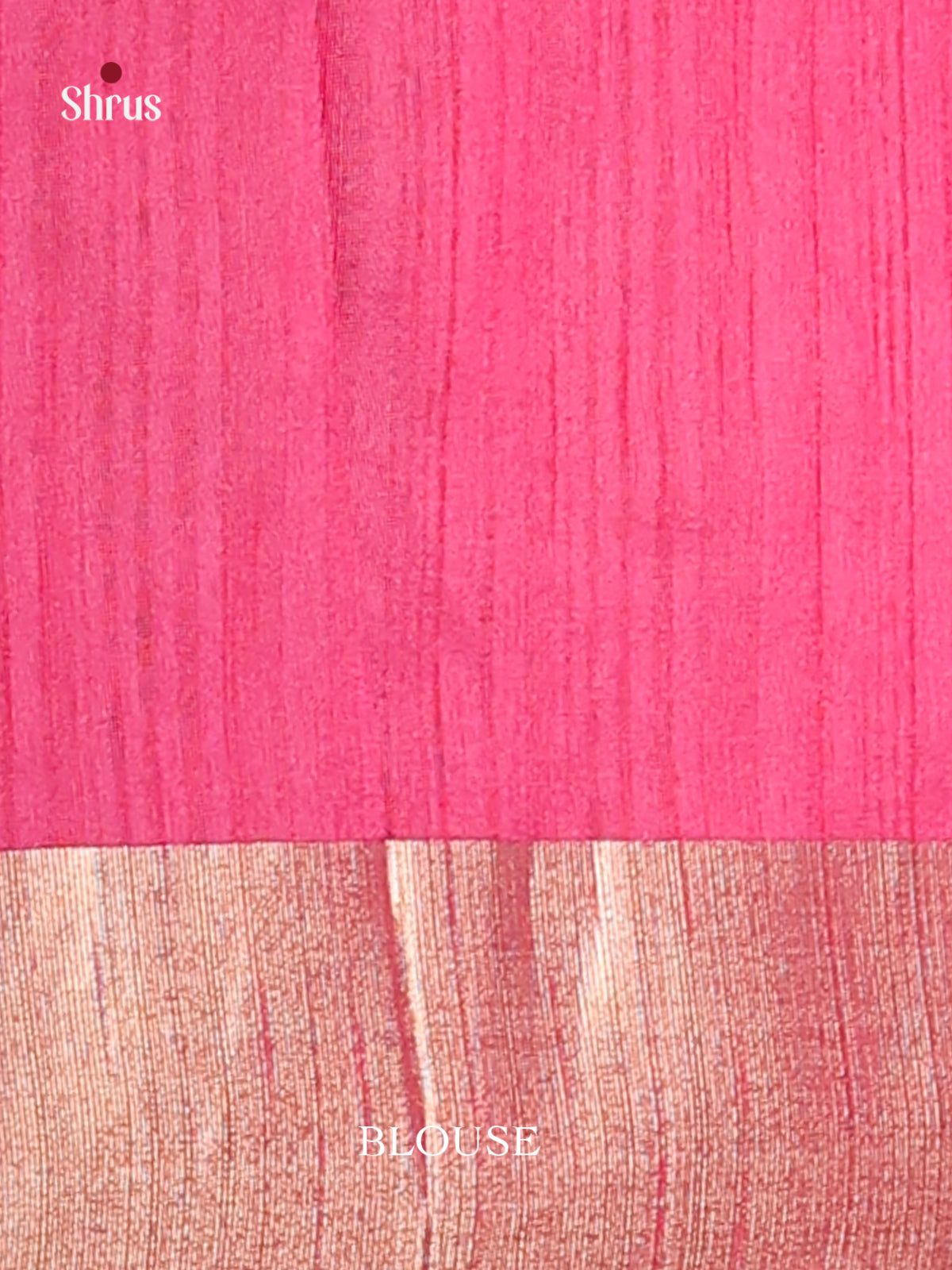 Maroon - Semi Rawsilk Saree - Shop on Shrus.com