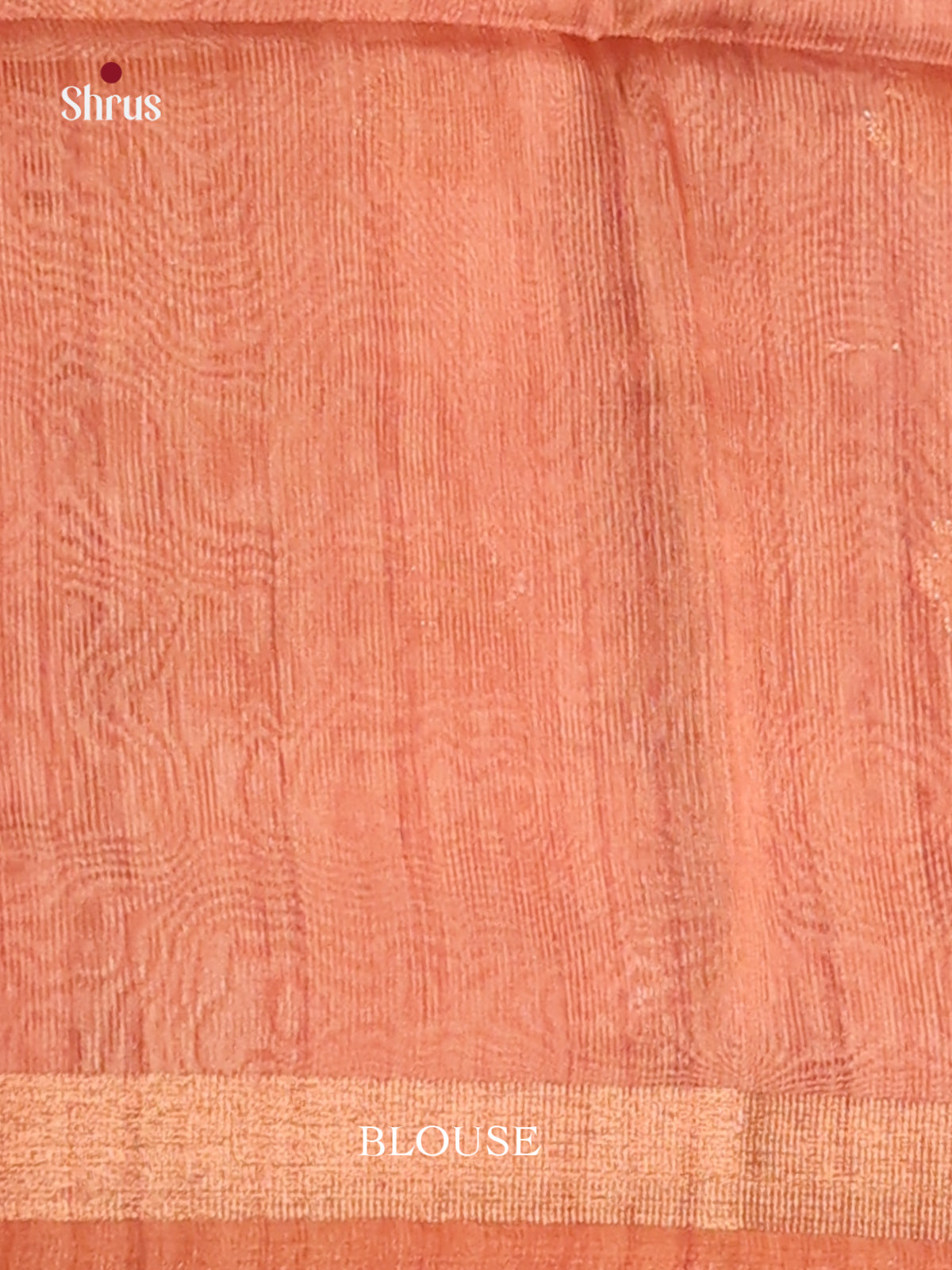 Blue & Brick - Champa semitussar Saree