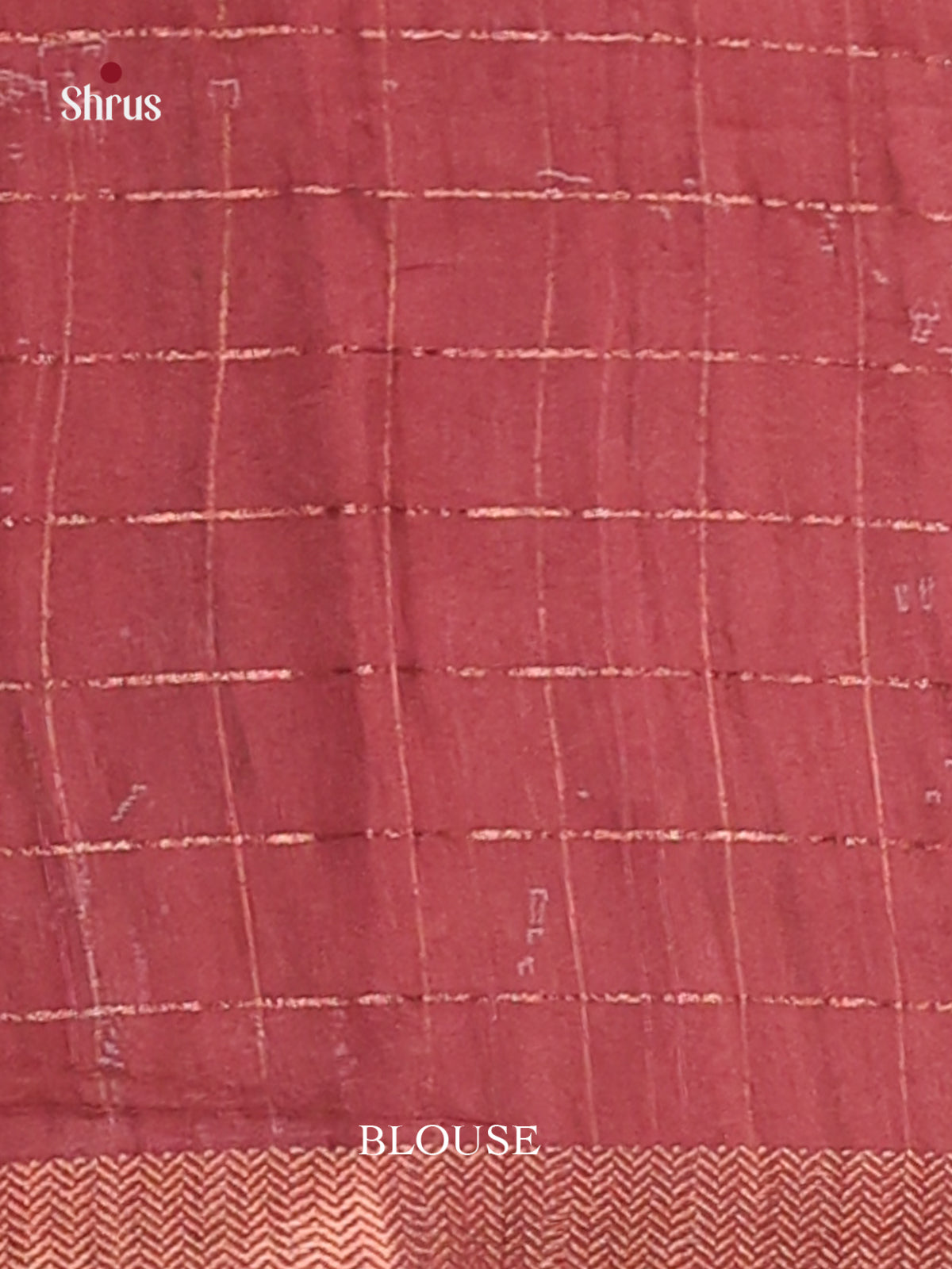 Blue & Maroon - Champa semitussar Saree