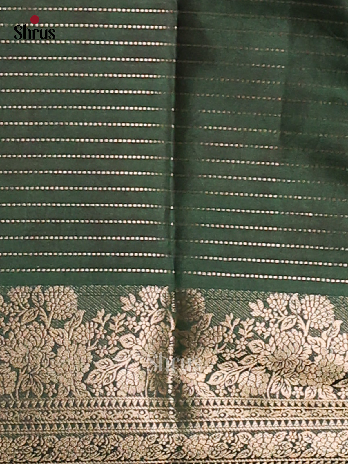 Purple & Green- Semi Tussar saree