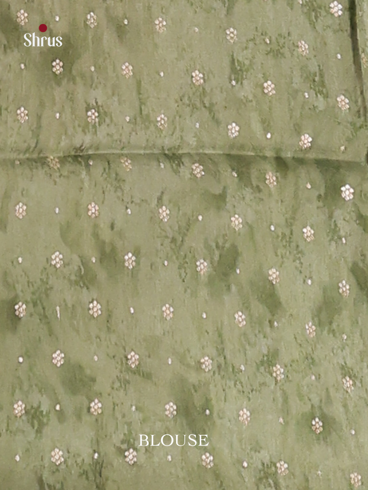 Green - Semi Organza Saree - Shop on Shrus.com