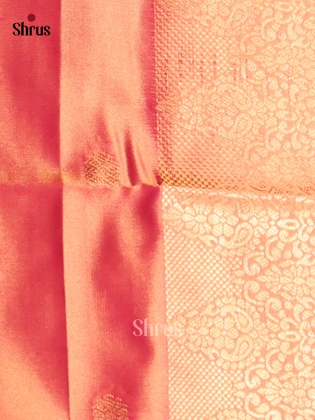 Orange & Lavender - Semi Soft Silk Saree