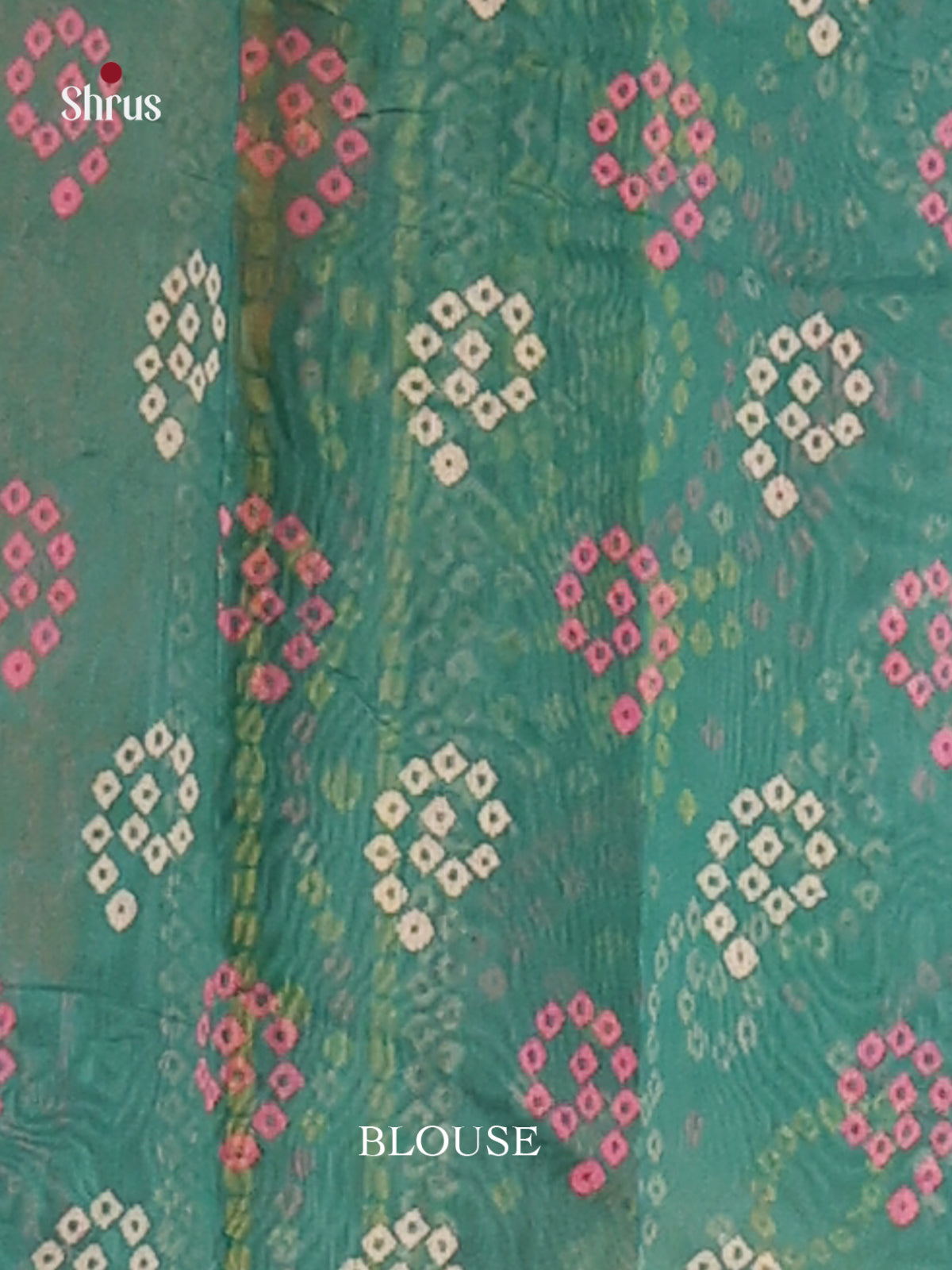 Pink & Green - Semi Chanderi Saree