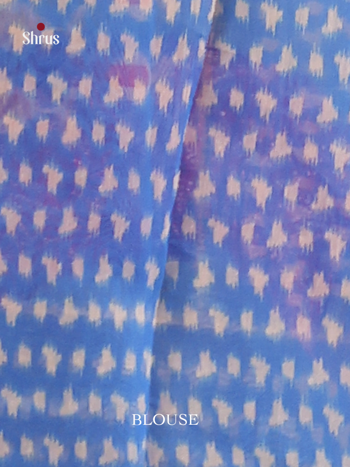 Pink & Blue- Semi Chanderi Saree