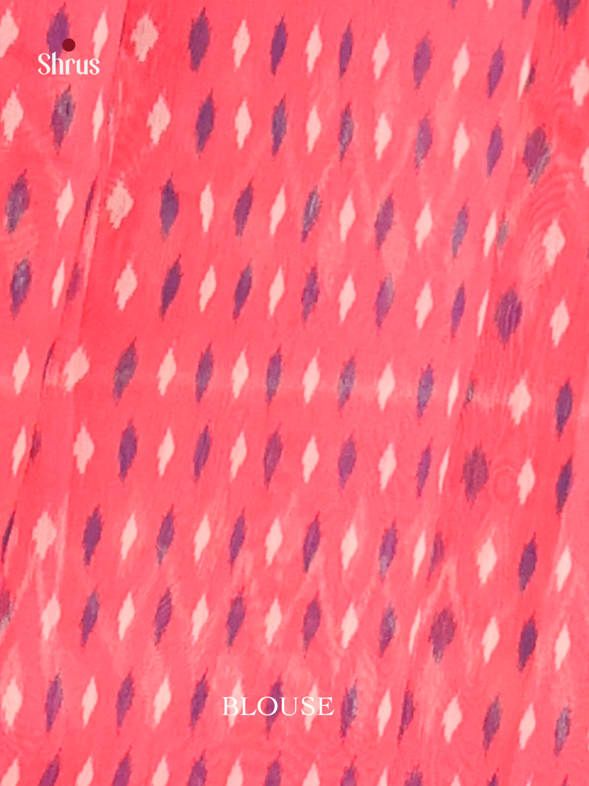 Blue & Pink - Semi Chanderi Saree