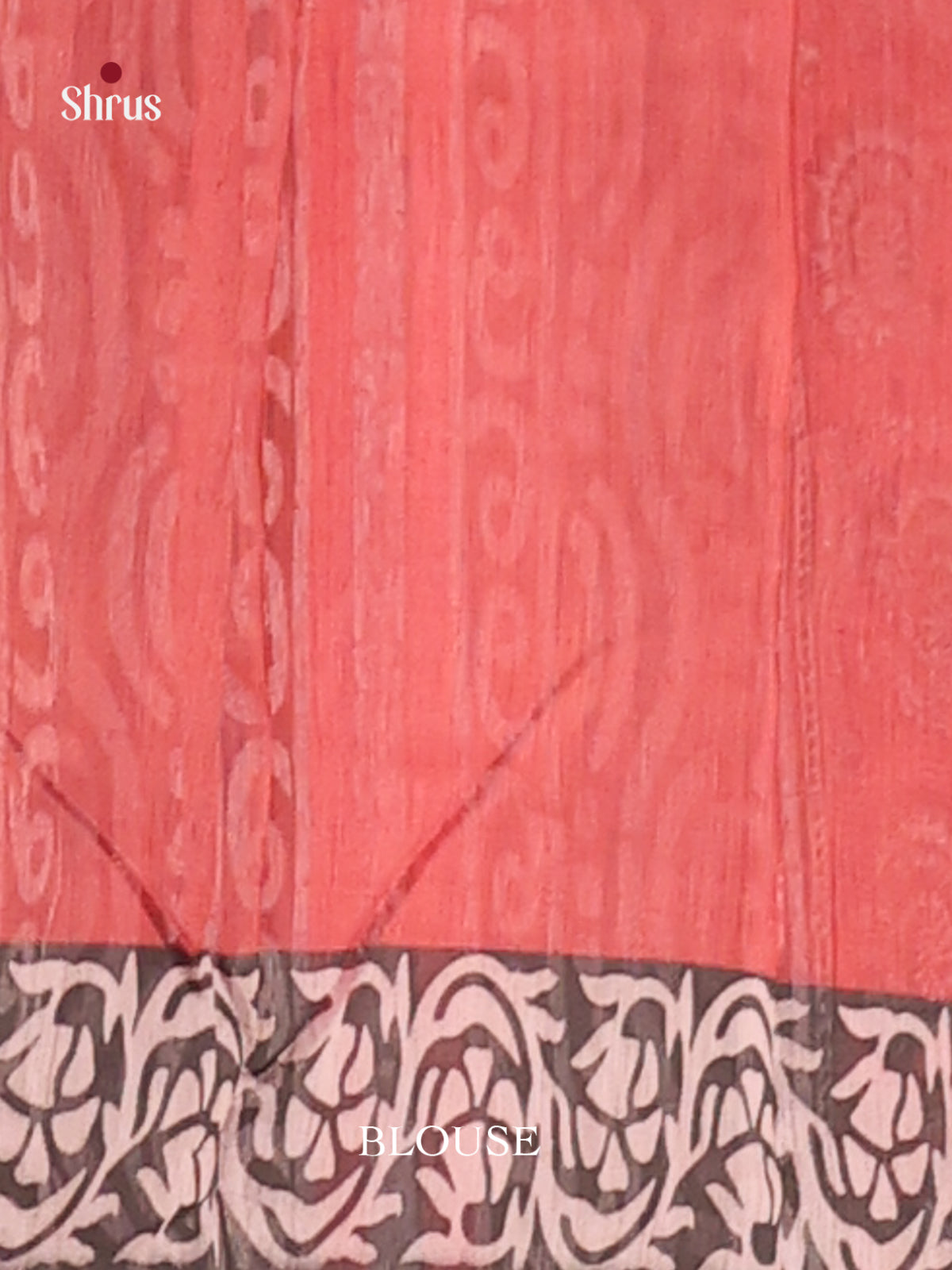 Black & Pink- Semi Chanderi Saree