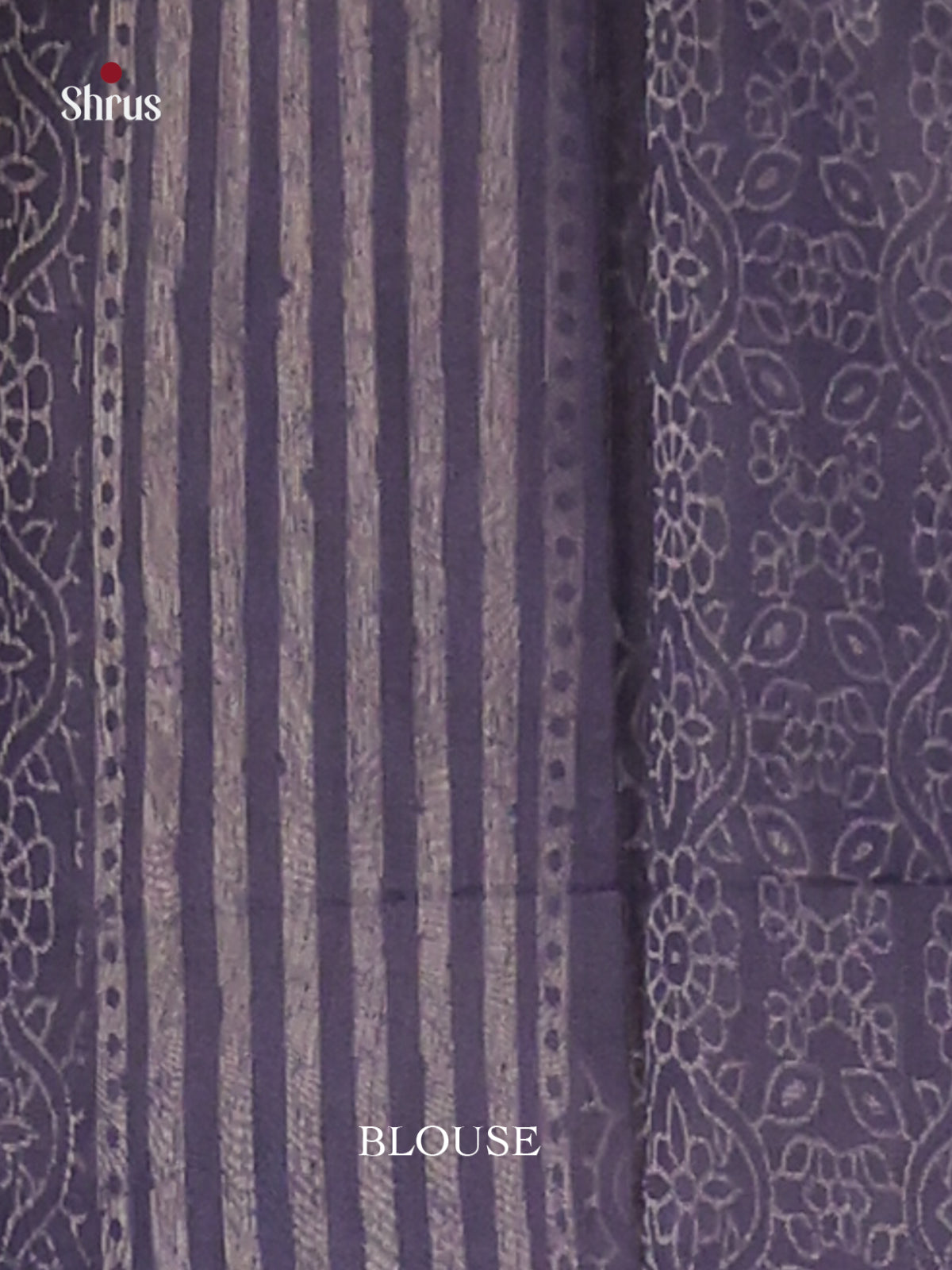 Blue - Semi Chanderi Saree