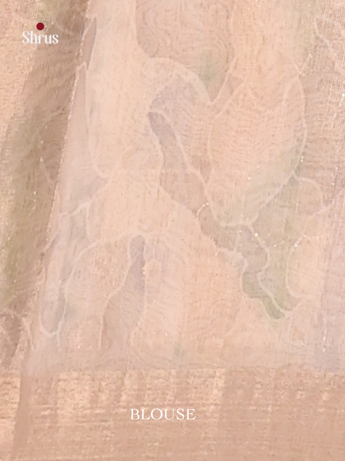 Grey & Green - Semi Chanderi Saree - Shop on Shrus.com