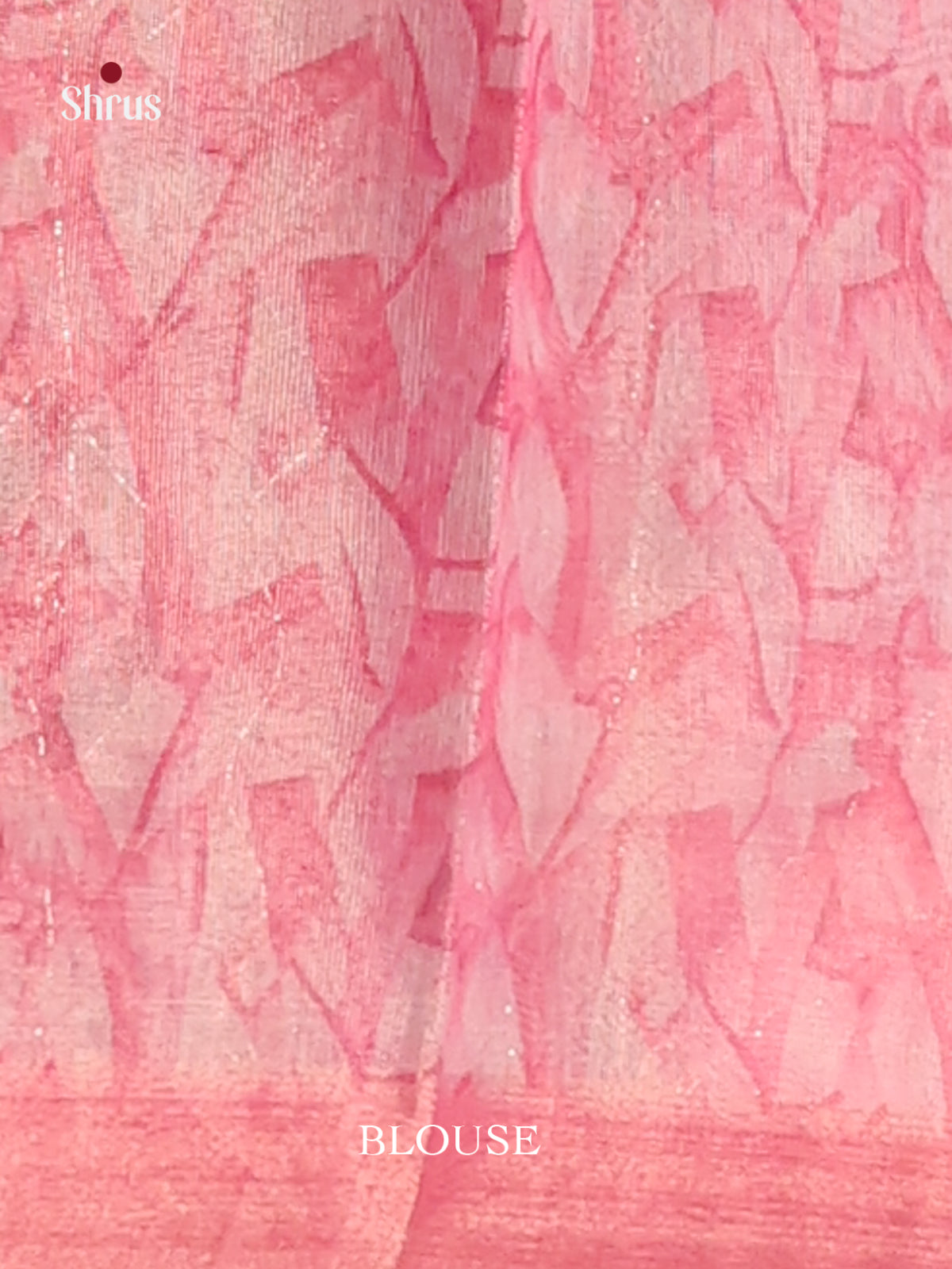 Grey & Pink - Semi Chanderi Saree