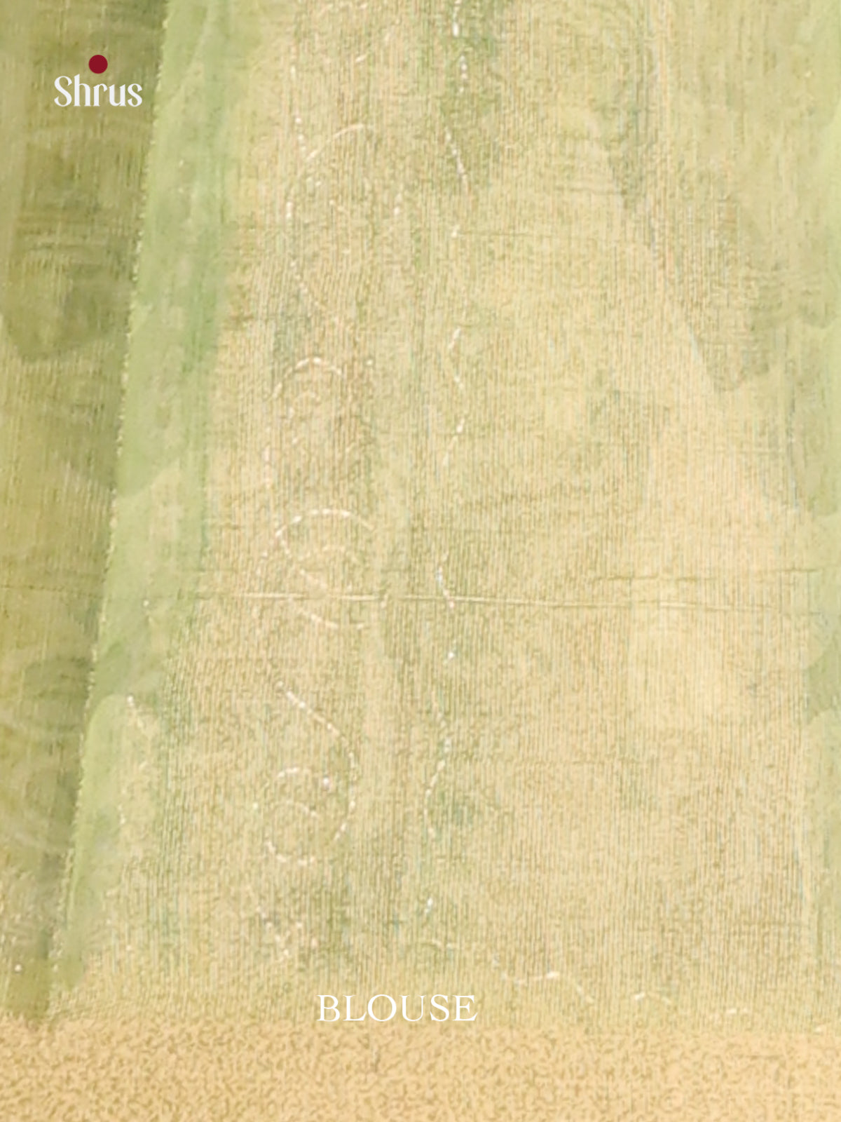 Lavender & Green- Semi Chanderi Saree - Shop on Shrus.com