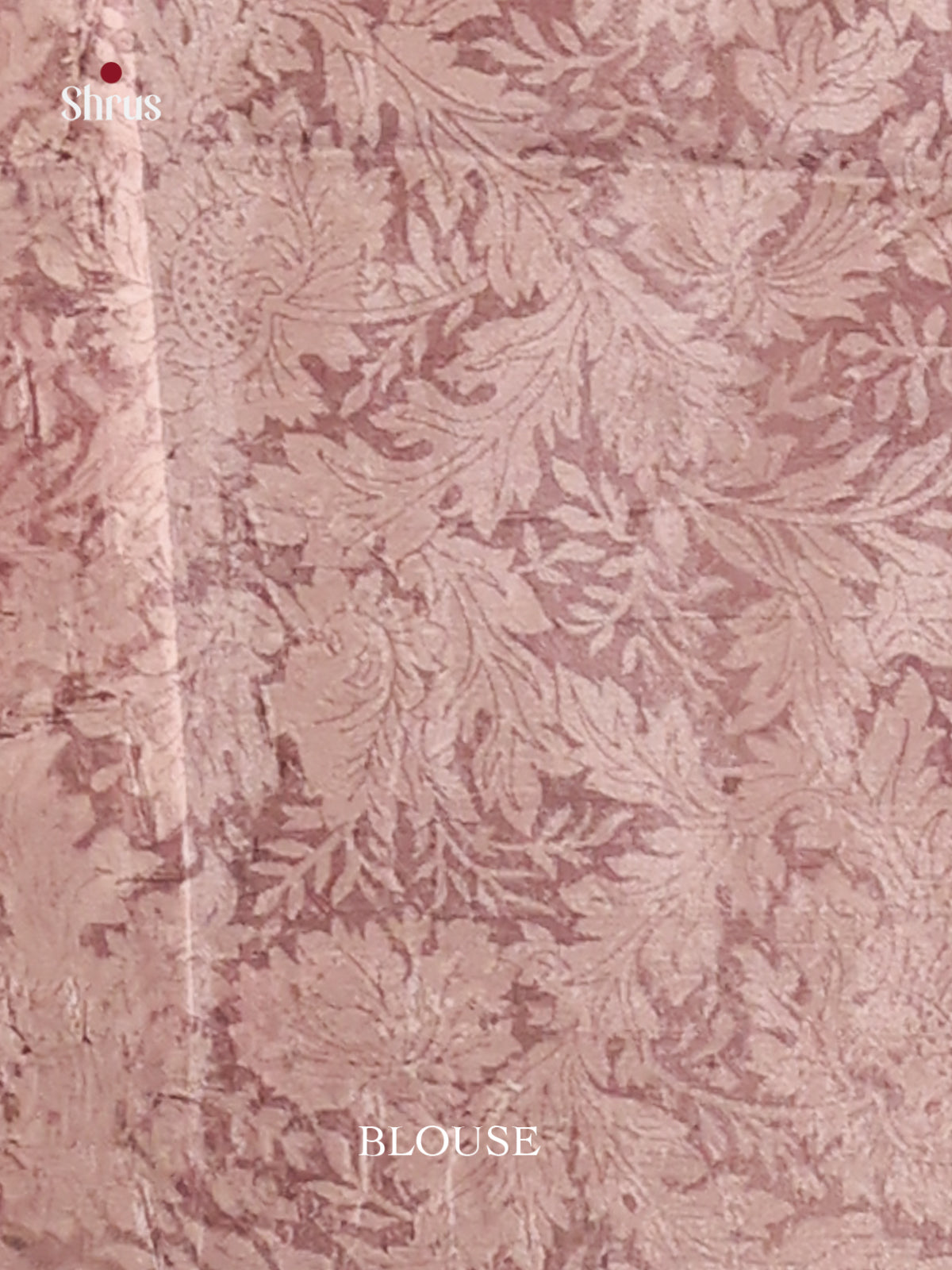 Grey & Pink - Semi Tussar Saree