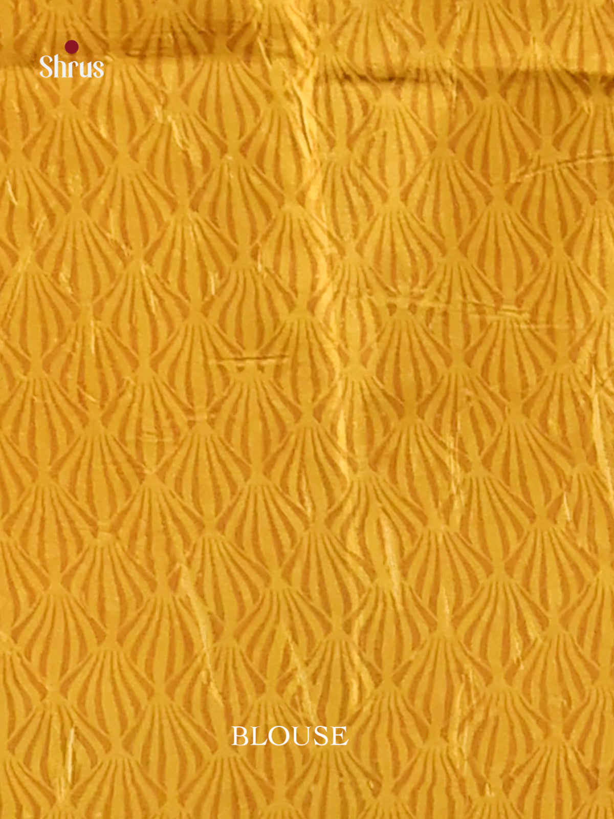 Cream & Mustard- Semi Tussar Saree