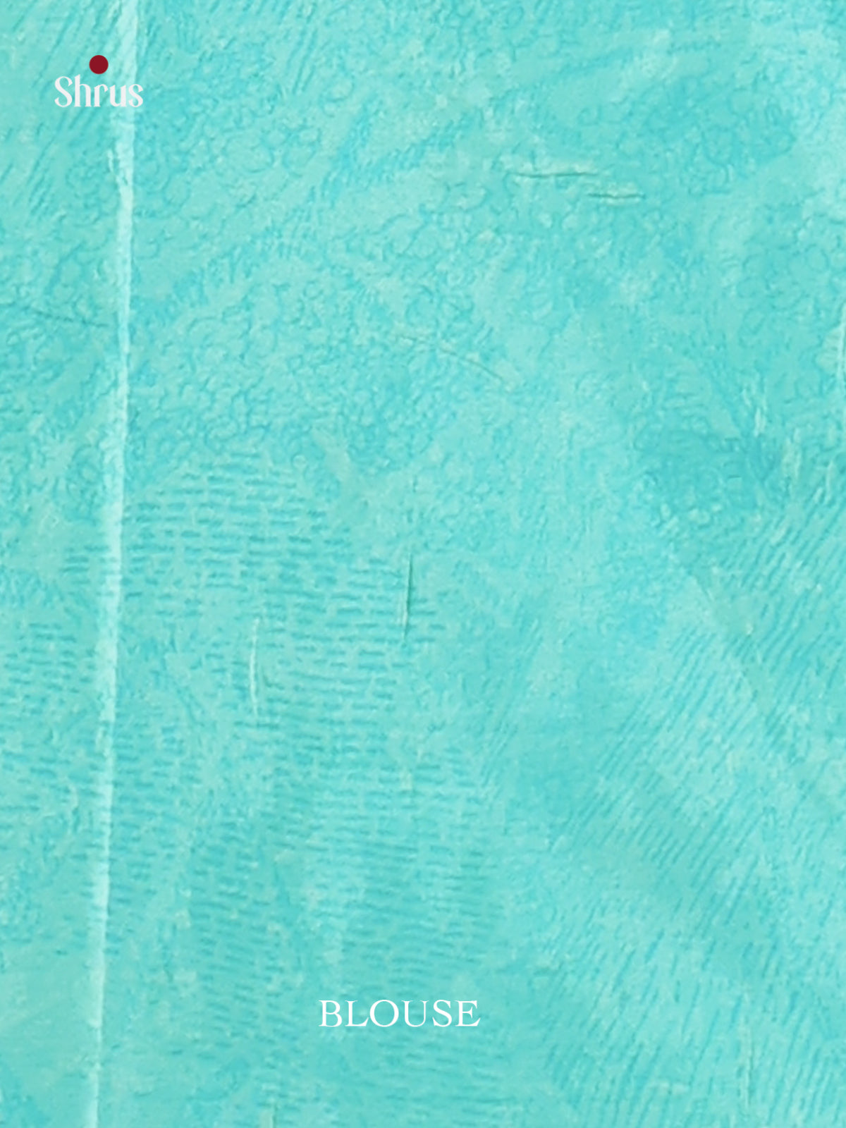 Cream & Teal- Semi Tussar Saree