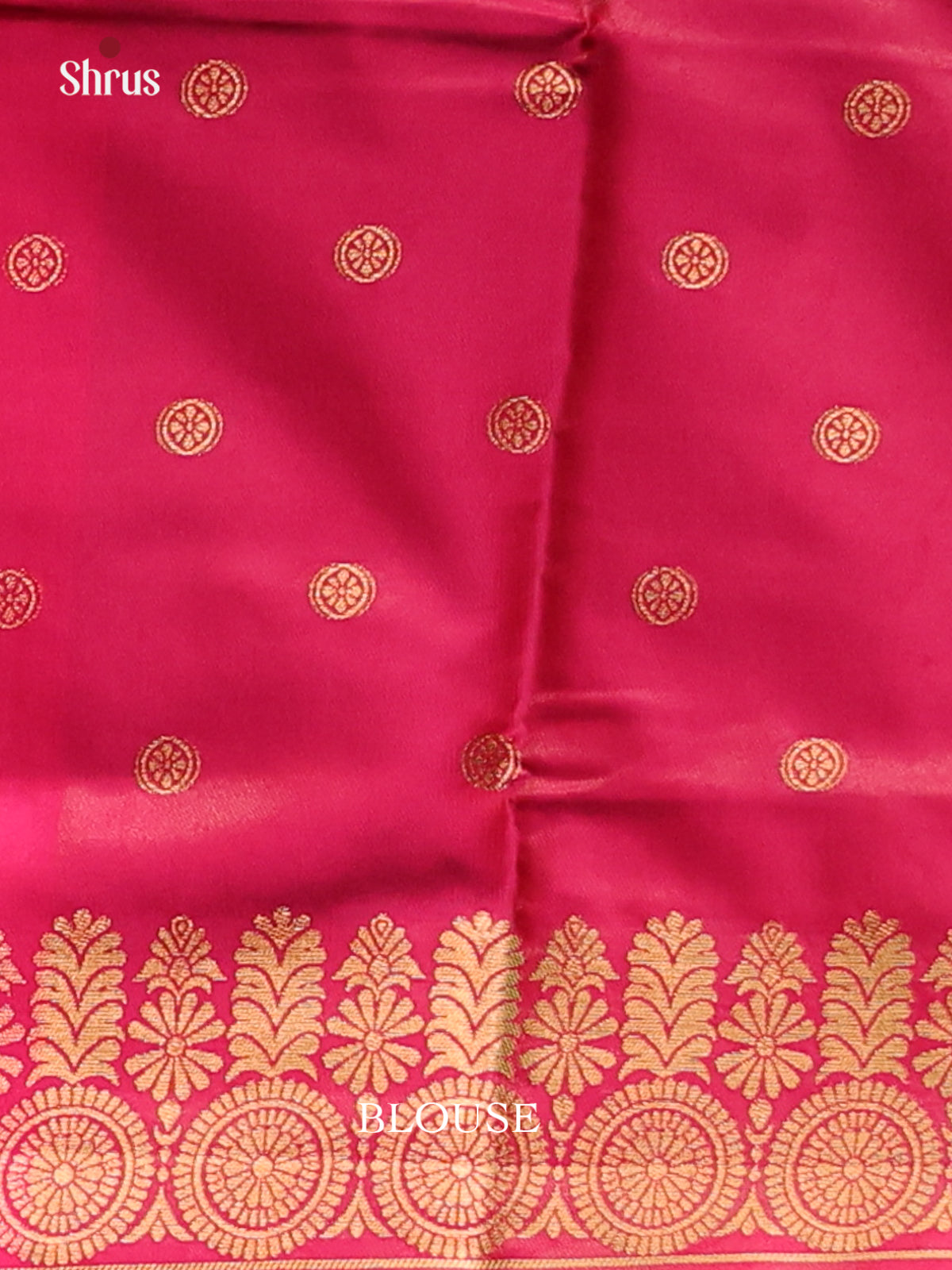 Double Shaded Green & Maroon - Semi Softsilk Saree - Shop on Shrus.com