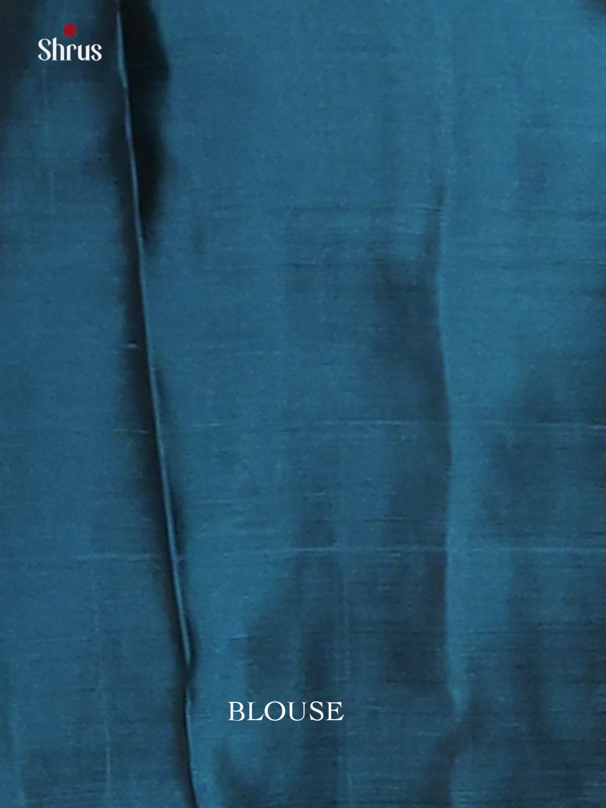 Shimmery Green Softsilk-halfpure Saree with contrast Blue brocade pallu - Shop on Shrus.com