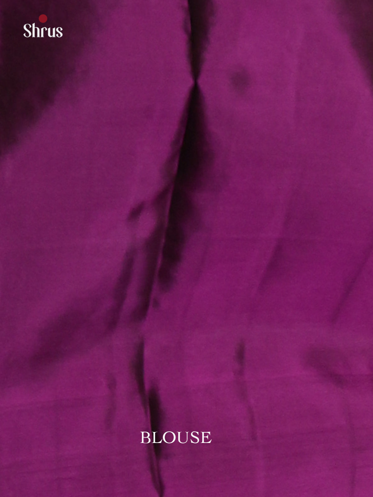 Serene Green Softsilk-halfpure Saree with violet zari criss cross checks brocade pallu - Shop on Shrus.com