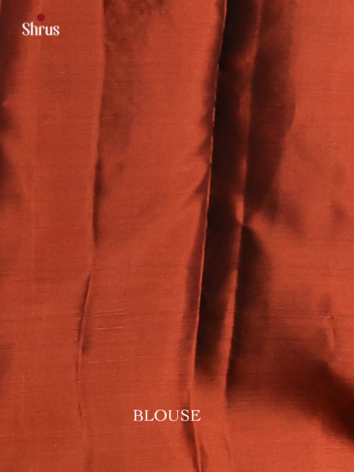 Vibrant Blue Softsilk-halfpure Saree with contrast Rust flotal motifs brocade - Shop on Shrus.com
