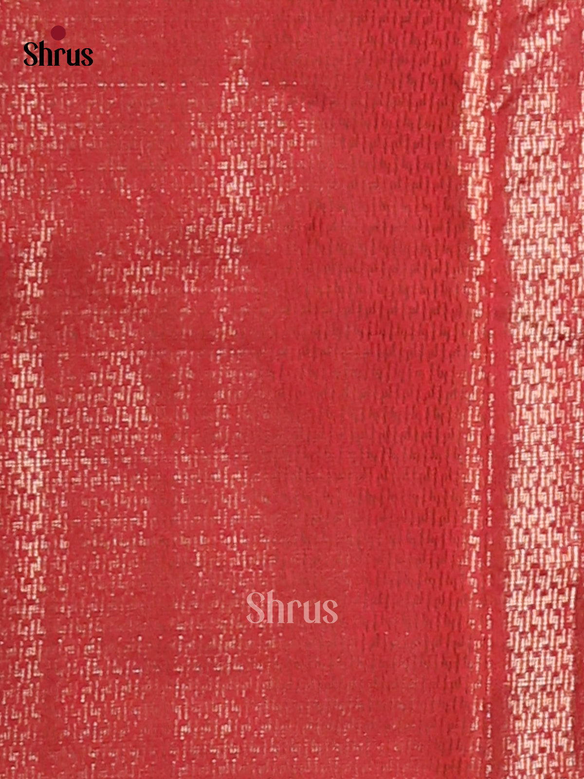 Maroon - Semi Jute Saree - Shop on Shrus.com