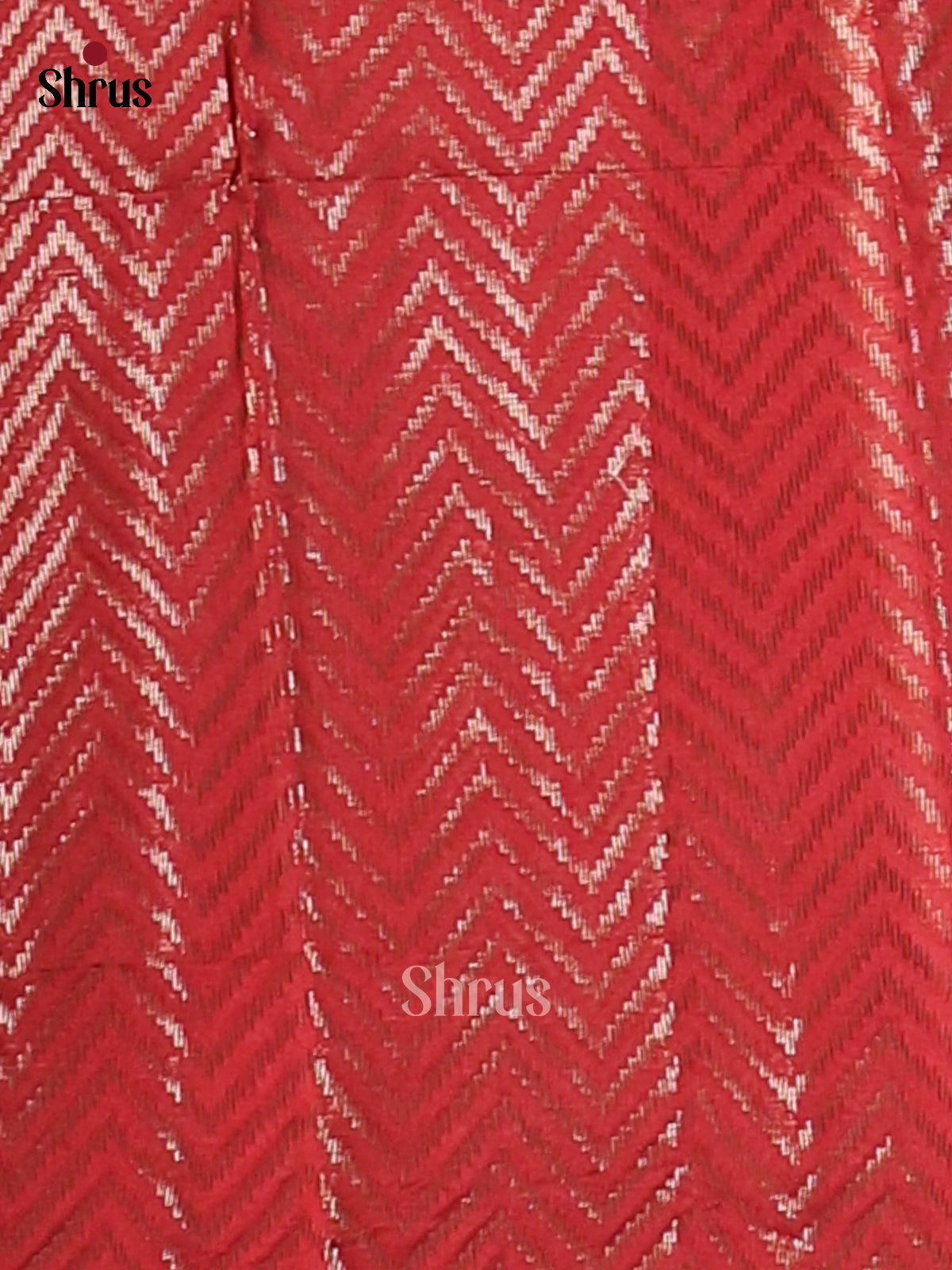 Red - Semi Jute Saree - Shop on Shrus.com