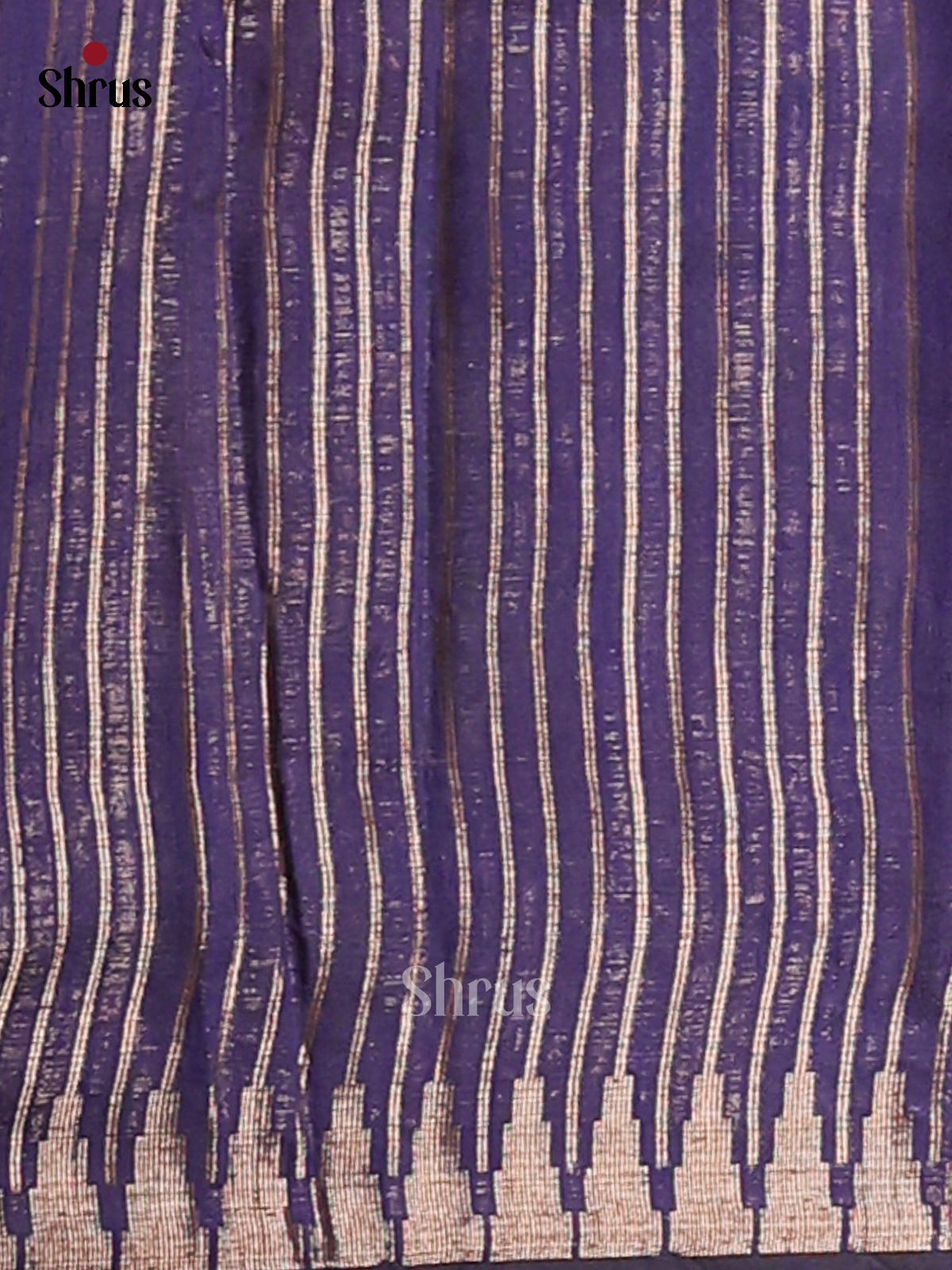 Violet - Semi Jute Saree - Shop on Shrus.com