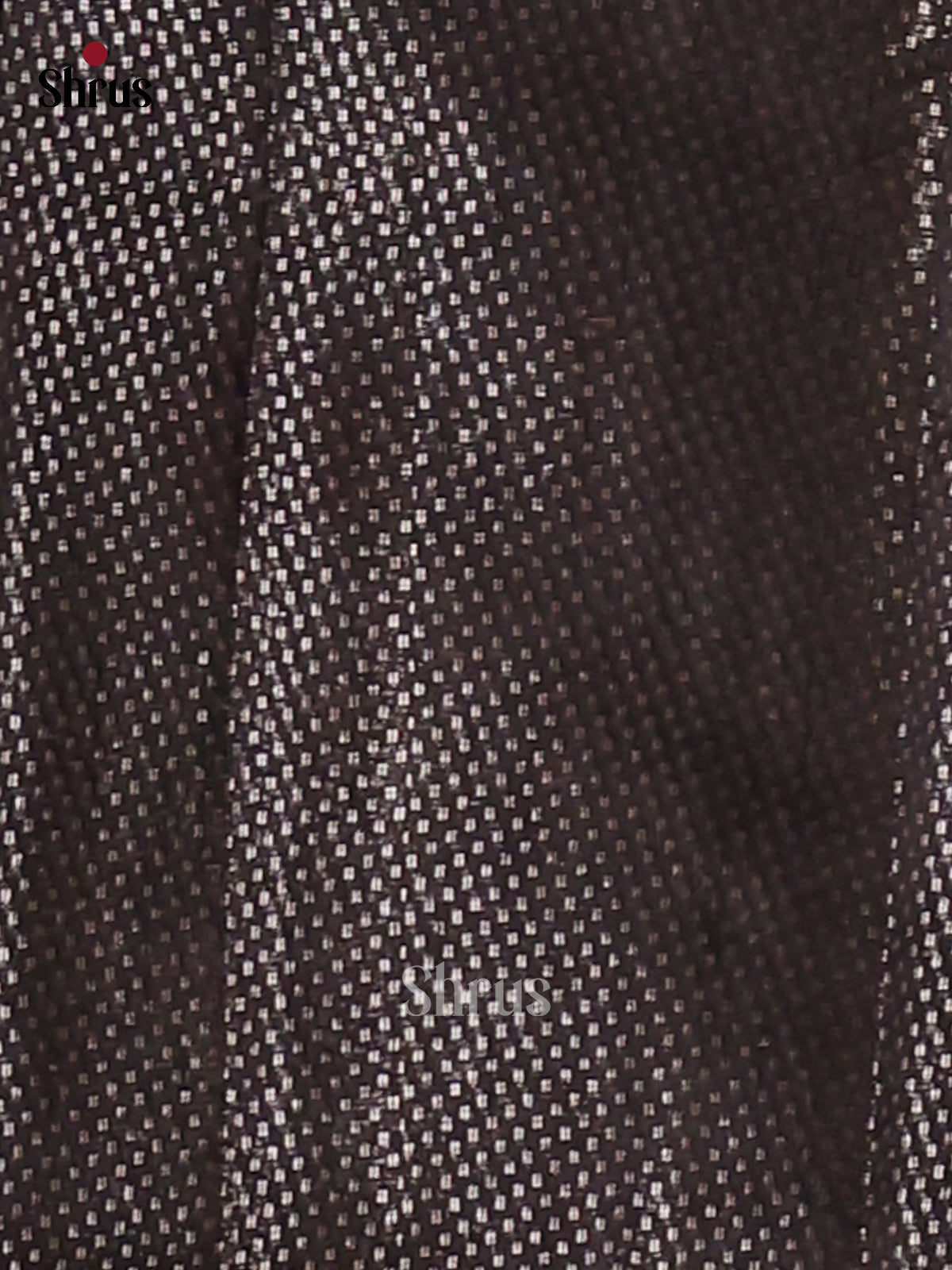 Black - Semi Jute Saree