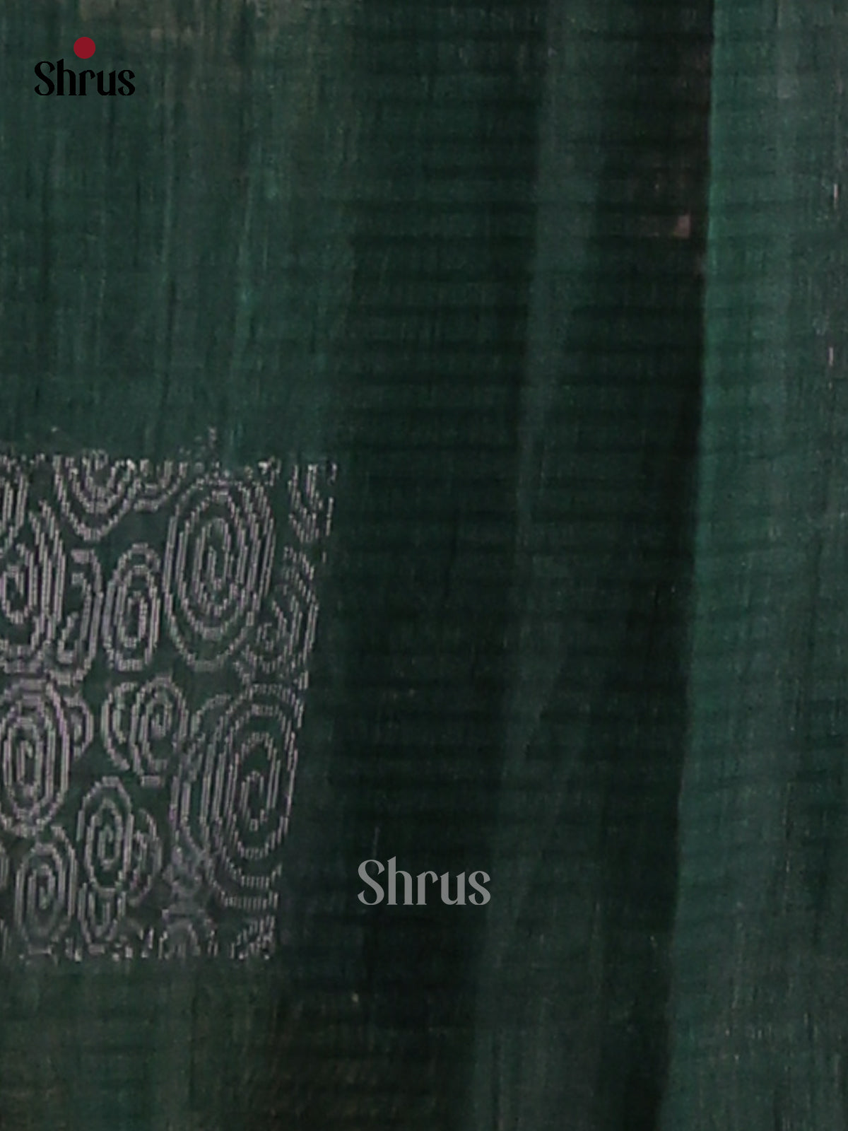 Green - Semi Rawsilk Saree - Shop on Shrus.com