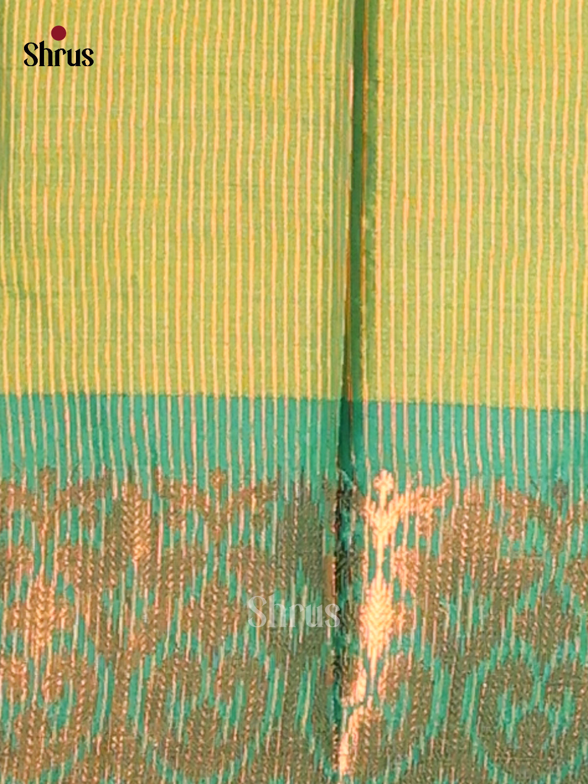 Blue & Green- Semi Pochampally Saree