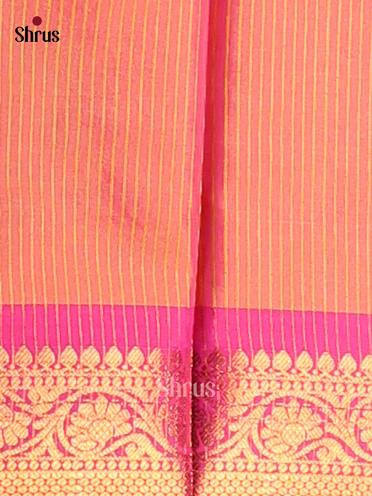 Yellow & Pink - Semi Pochampally Saree