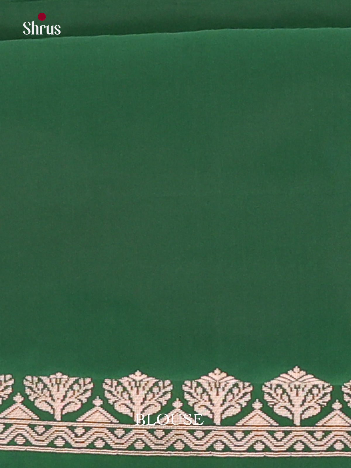 Green - Semi Softsilk Saree - Shop on Shrus.com