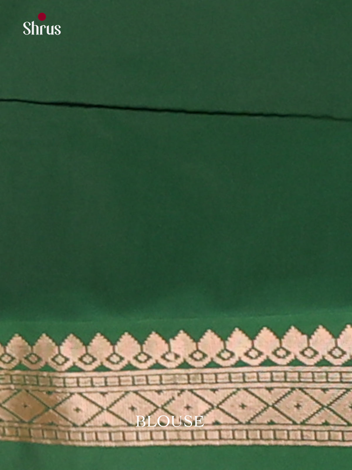 Green - Semi Softsilk Saree - Shop on Shrus.com