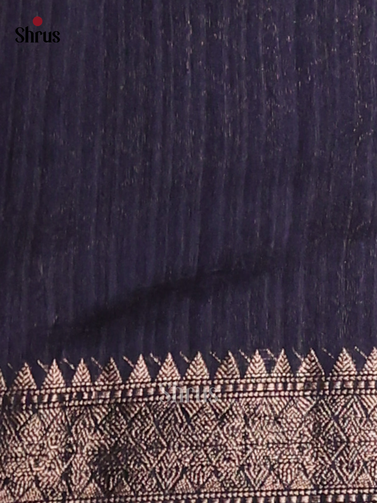 Blue - Semi Rawsilk Saree