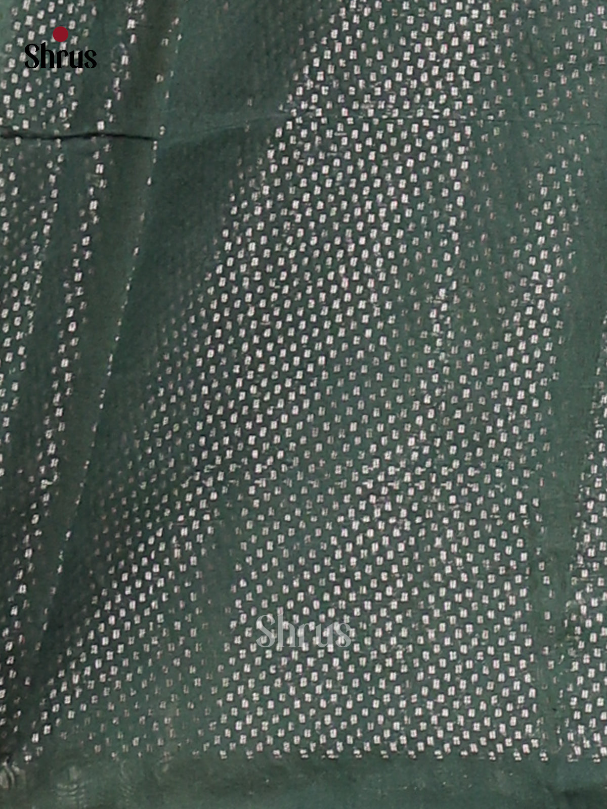 Green- Semi Jute Saree - Shop on Shrus.com