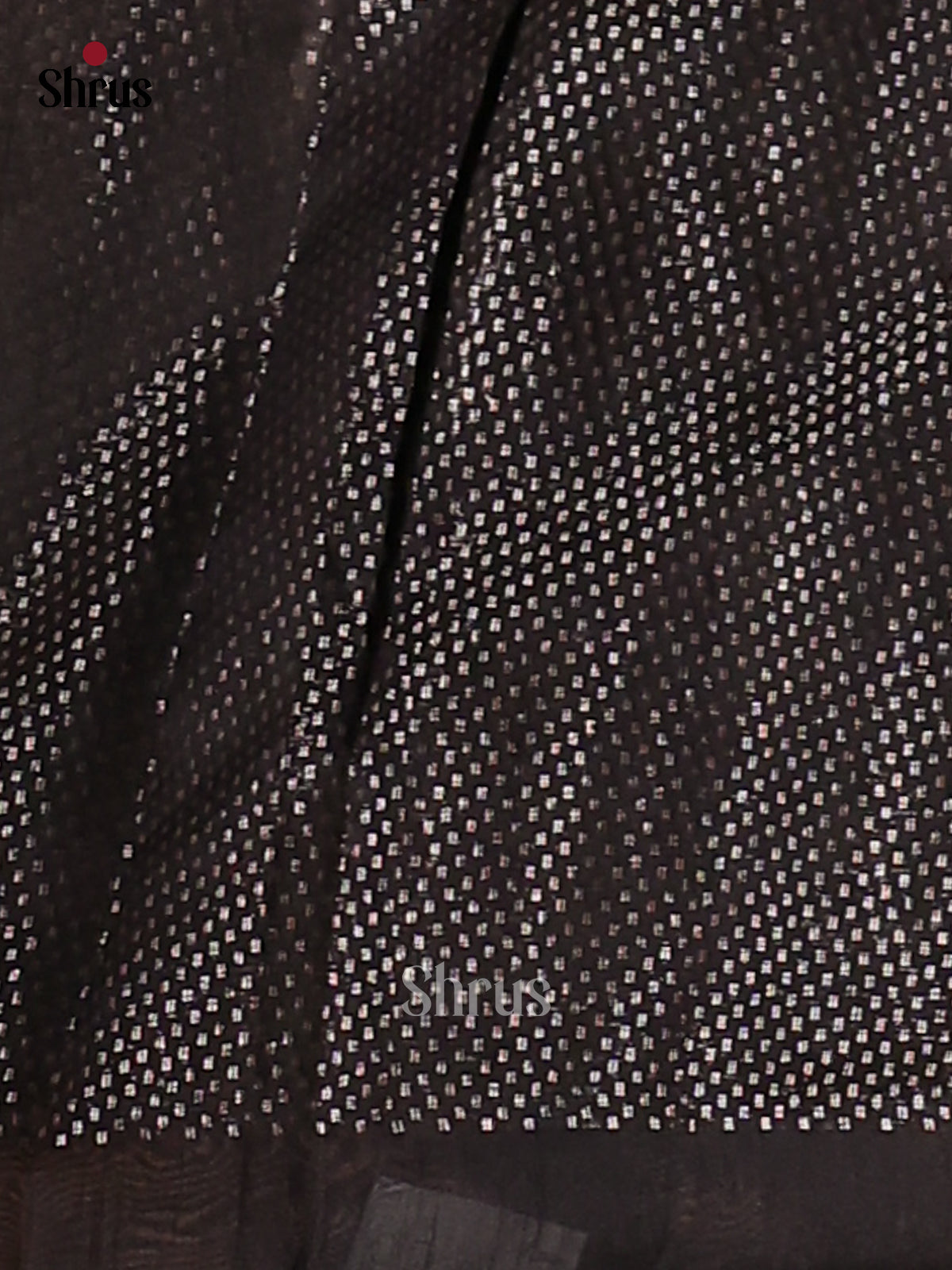 Black - Semi Jute Saree - Shop on Shrus.com