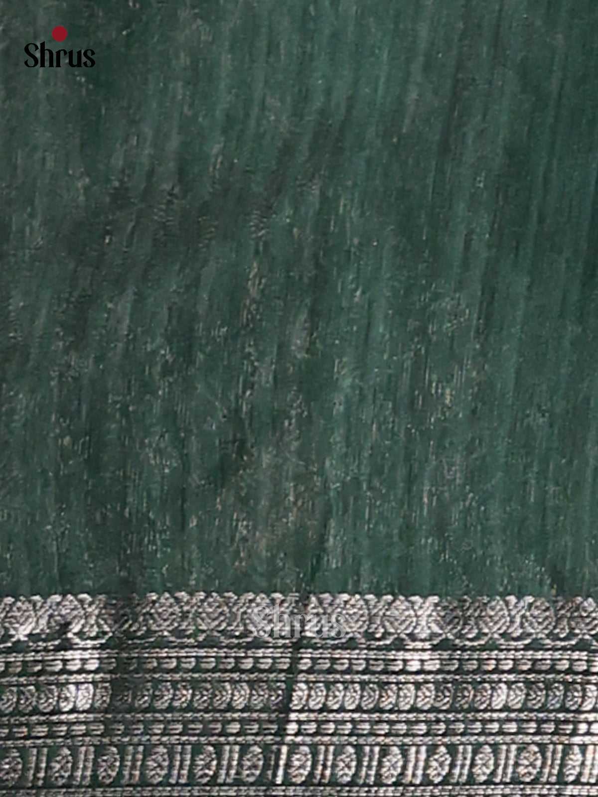 Green - Semi Rawsilk Saree - Shop on Shrus.com