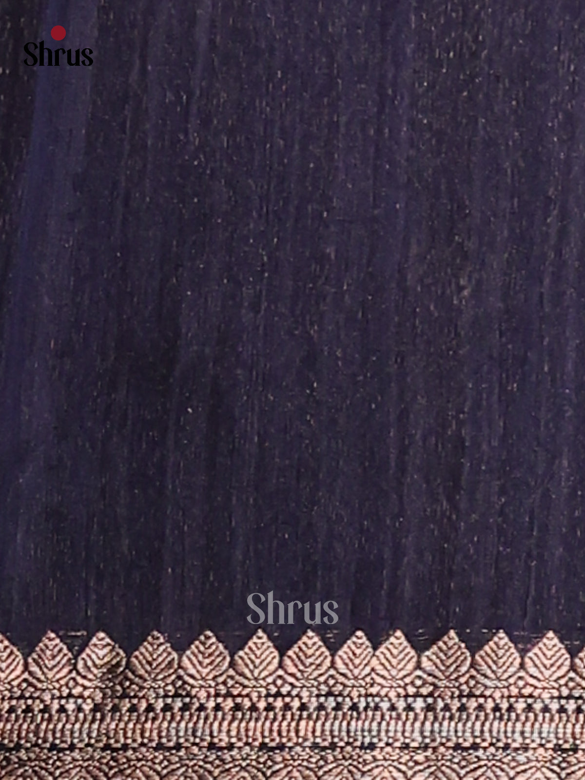 Blue - Semi Rawsilk Saree