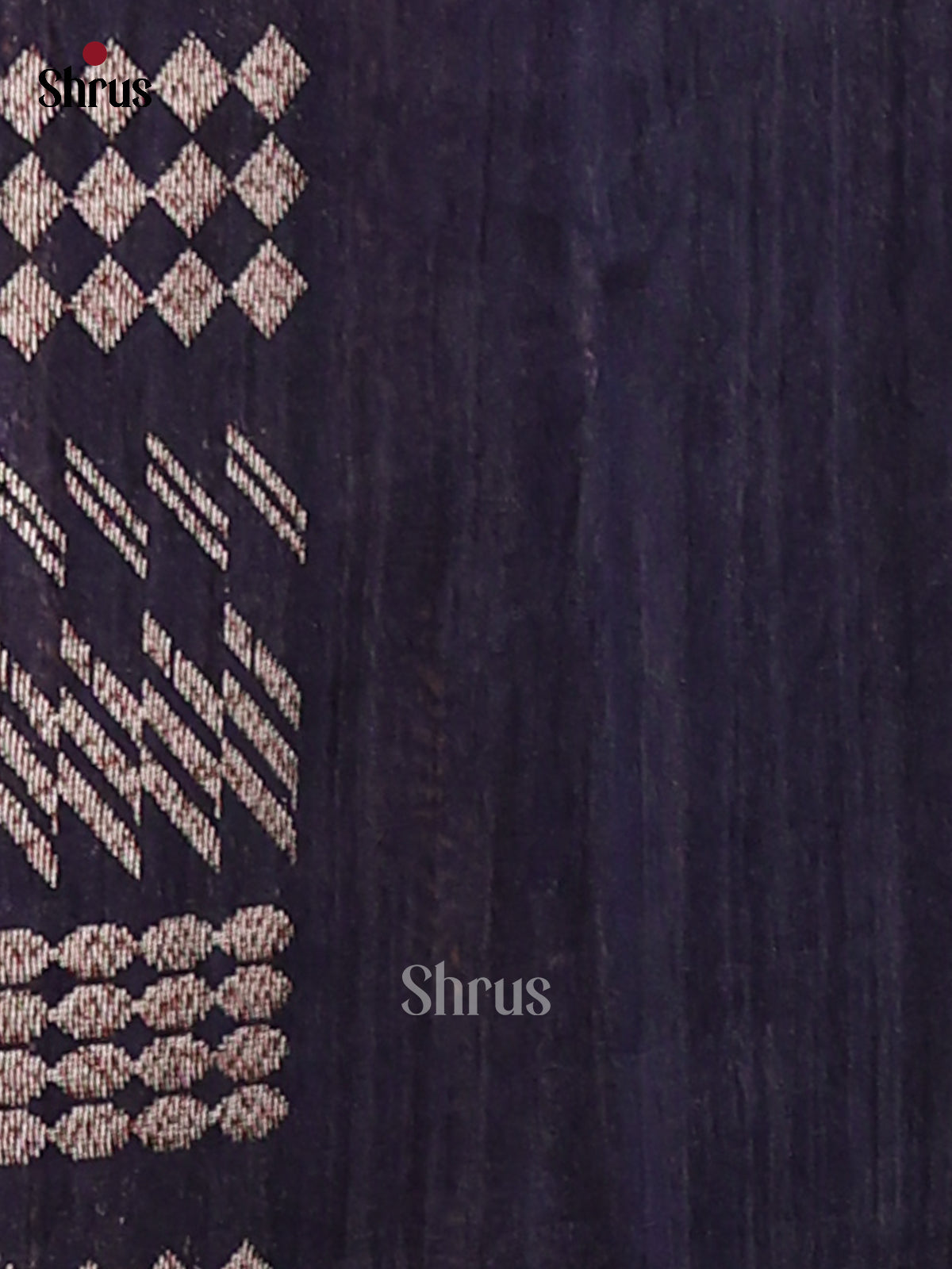 Blue - Semi Rawsilk Saree