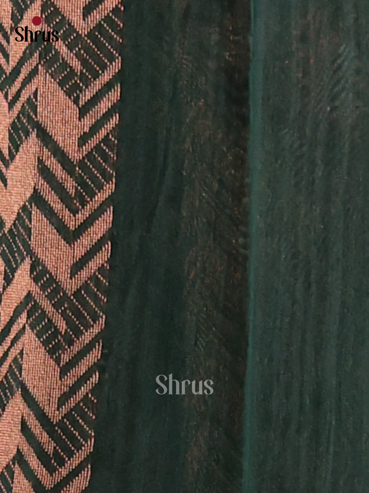 Green - Semi Rawsilk Saree - Shop on Shrus.com