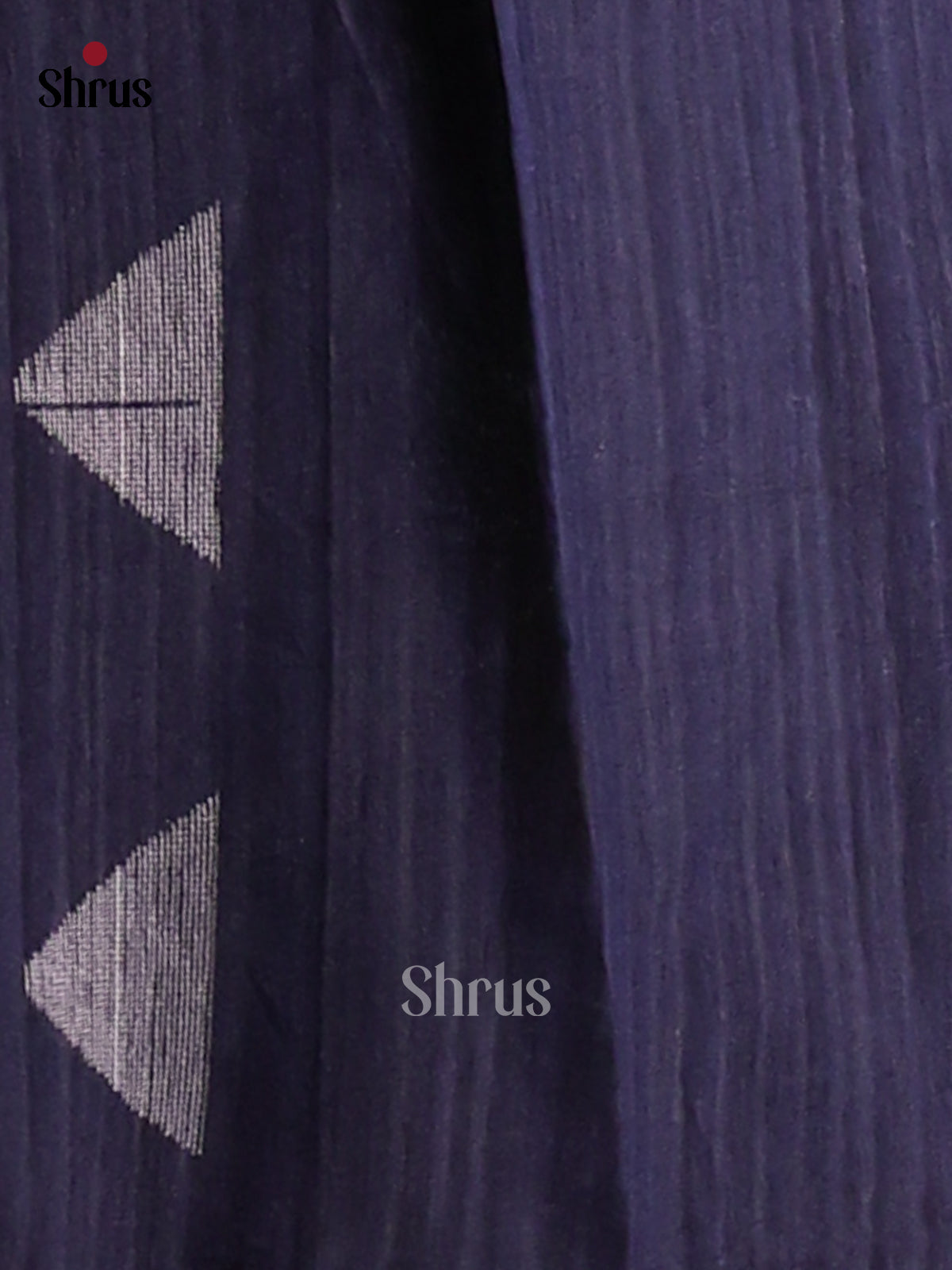 Blue - Semi Rawsilk Saree