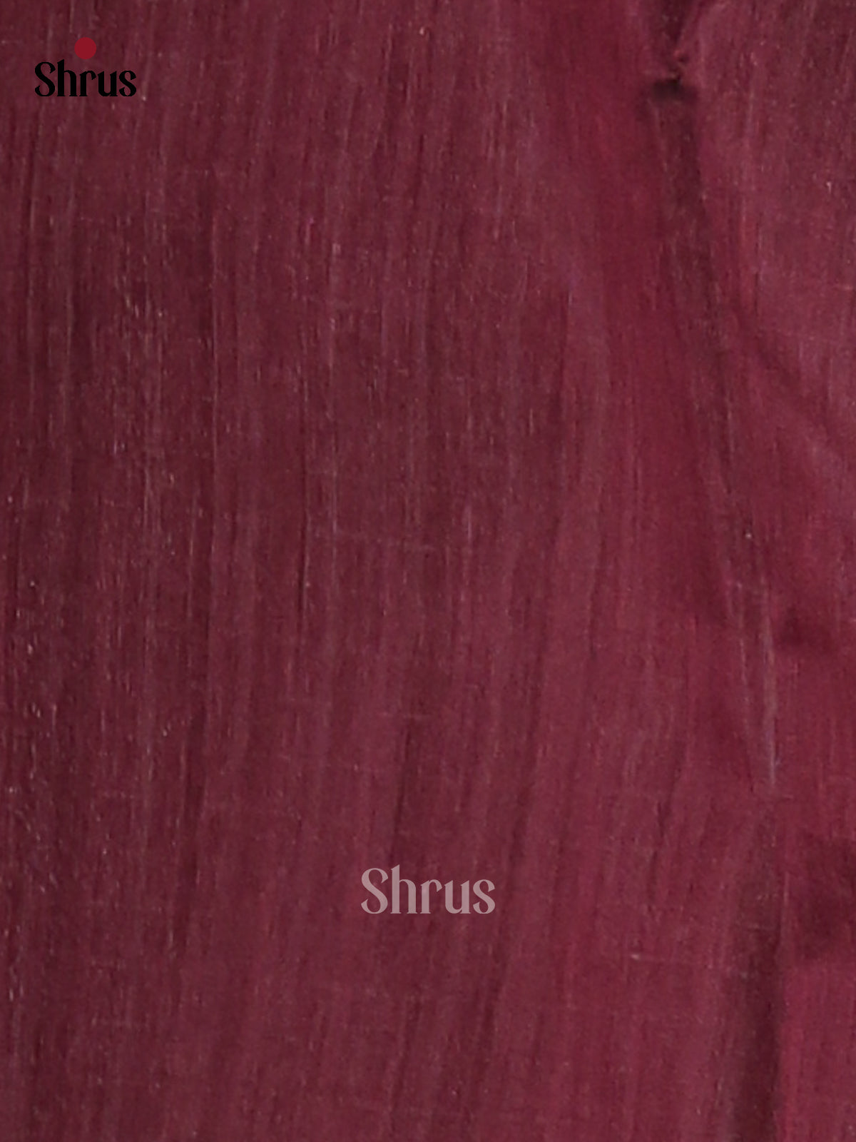 Maroon - Semi Rawsilk Saree - Shop on Shrus.com