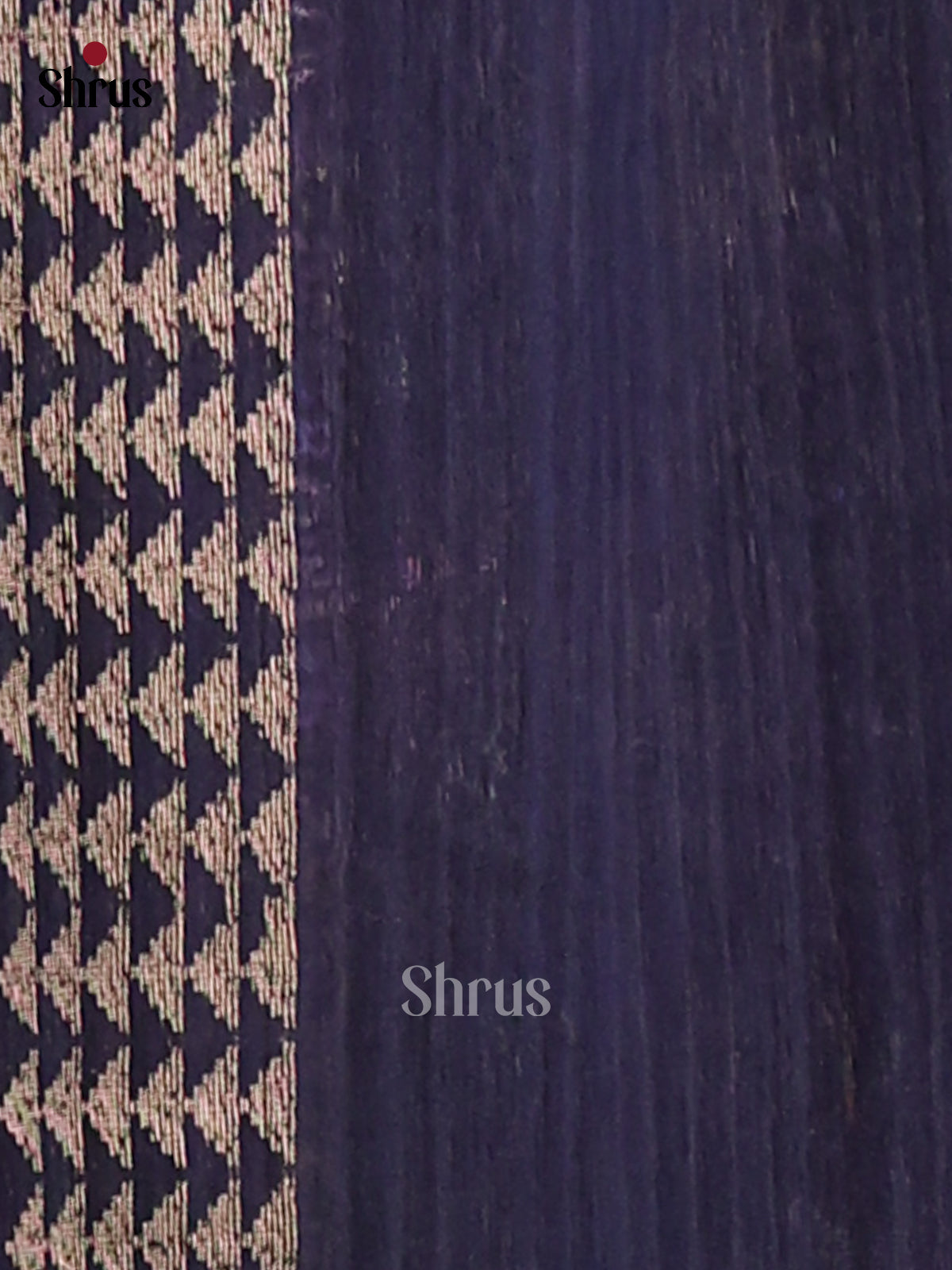 Blue - Semi Rawsilk Saree